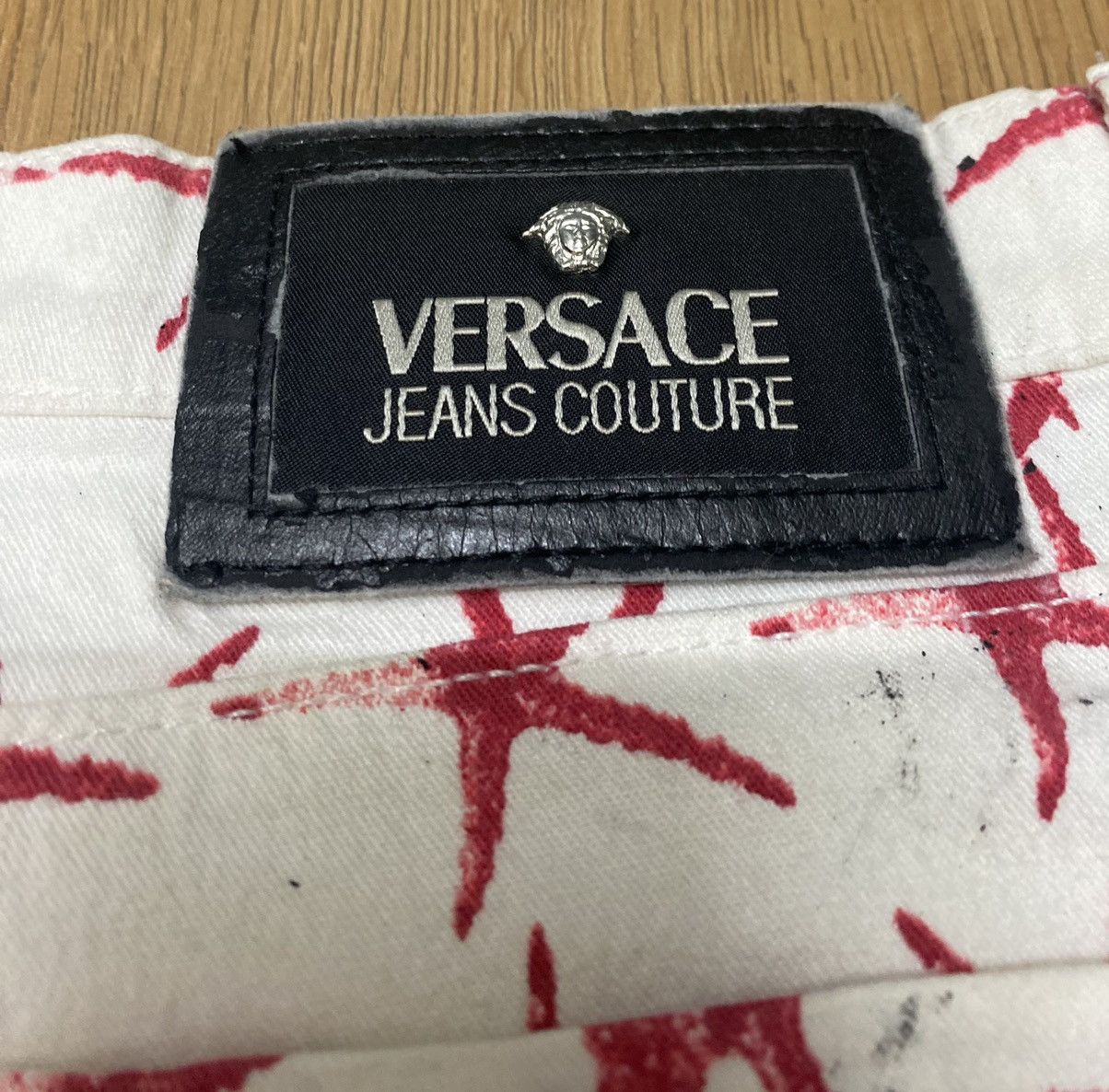 Versace Rare Vintage Versace Jeans Couture Starfish Design Pants Size US 36 / EU 52 - 5 Thumbnail