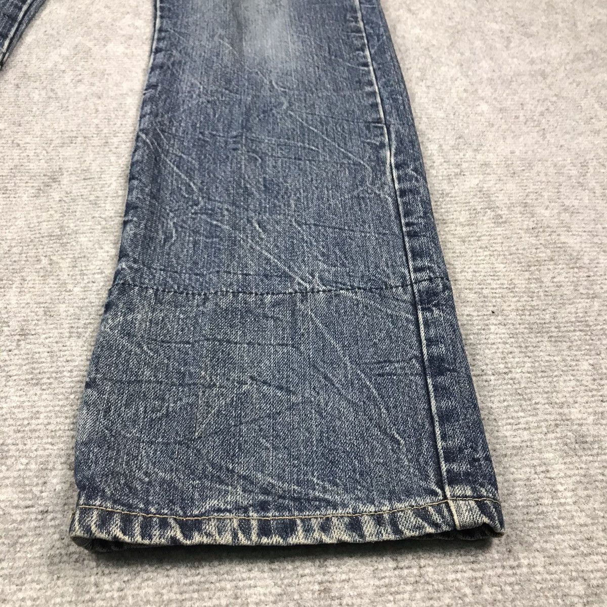 Japanese Brand DOUBLE WAIST DENIM JAPANESE STYLE DENIM PANTS Size US 31 - 3 Thumbnail