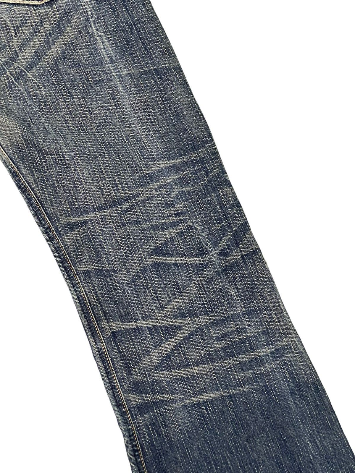 Edwin Flare Jeans Edwin Japan Distress Acid Wash Boot Cut 6🟦1 Size US 32 / EU 48 - 17 Thumbnail