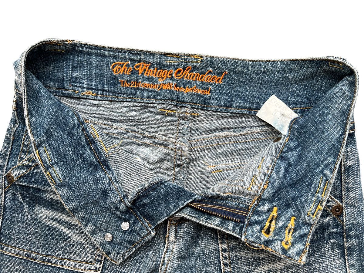 Beauty Beast × Japanese Brand Flare Japan Multipocket Bondage Stretch Jeans 29x31.5 Size 29" - 9 Thumbnail