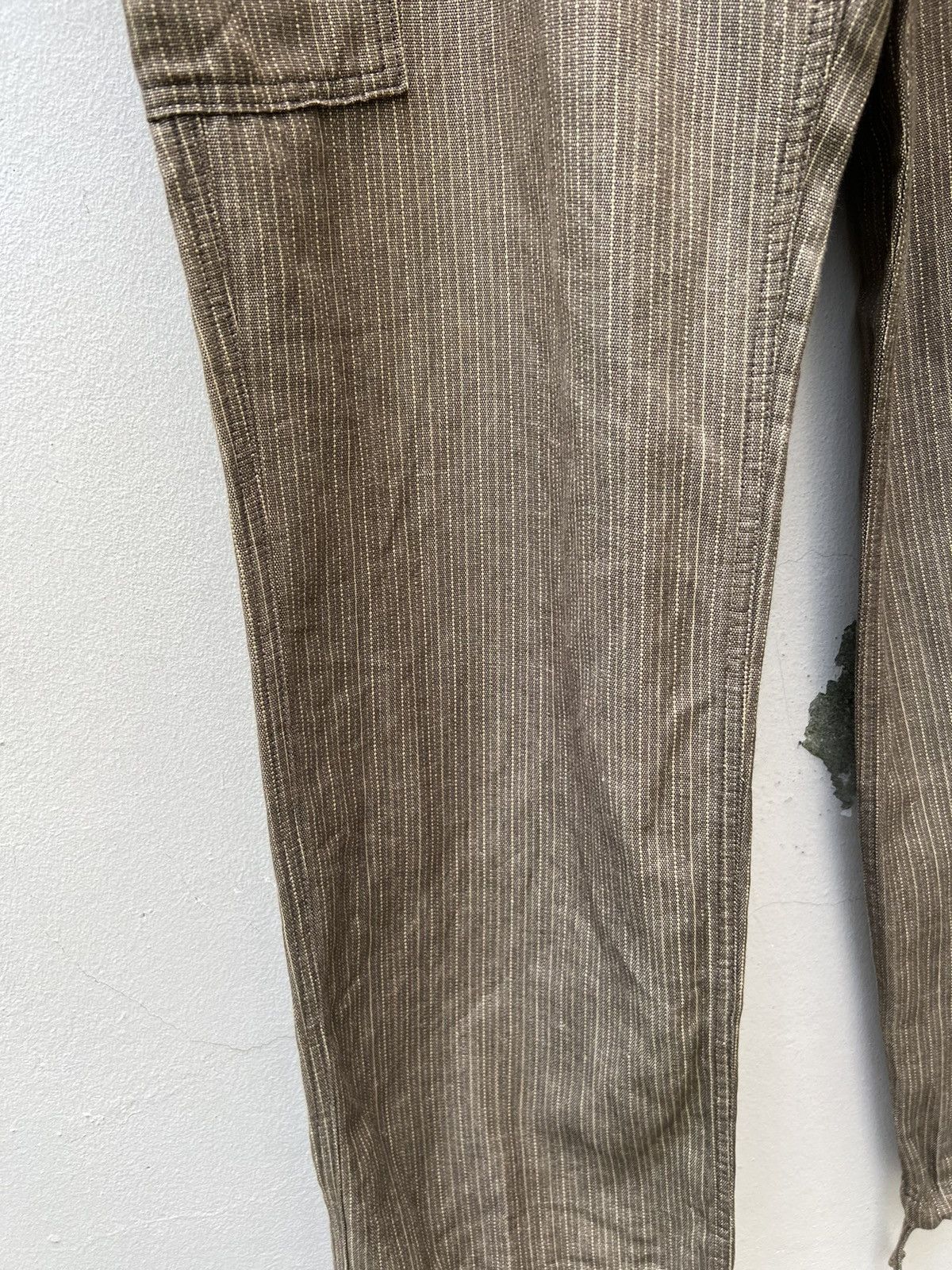 Vintage Vintage BLUEWAY Drawstring Stripe Baggy Wide Cargo Size US 34 / EU 50 - 5 Thumbnail