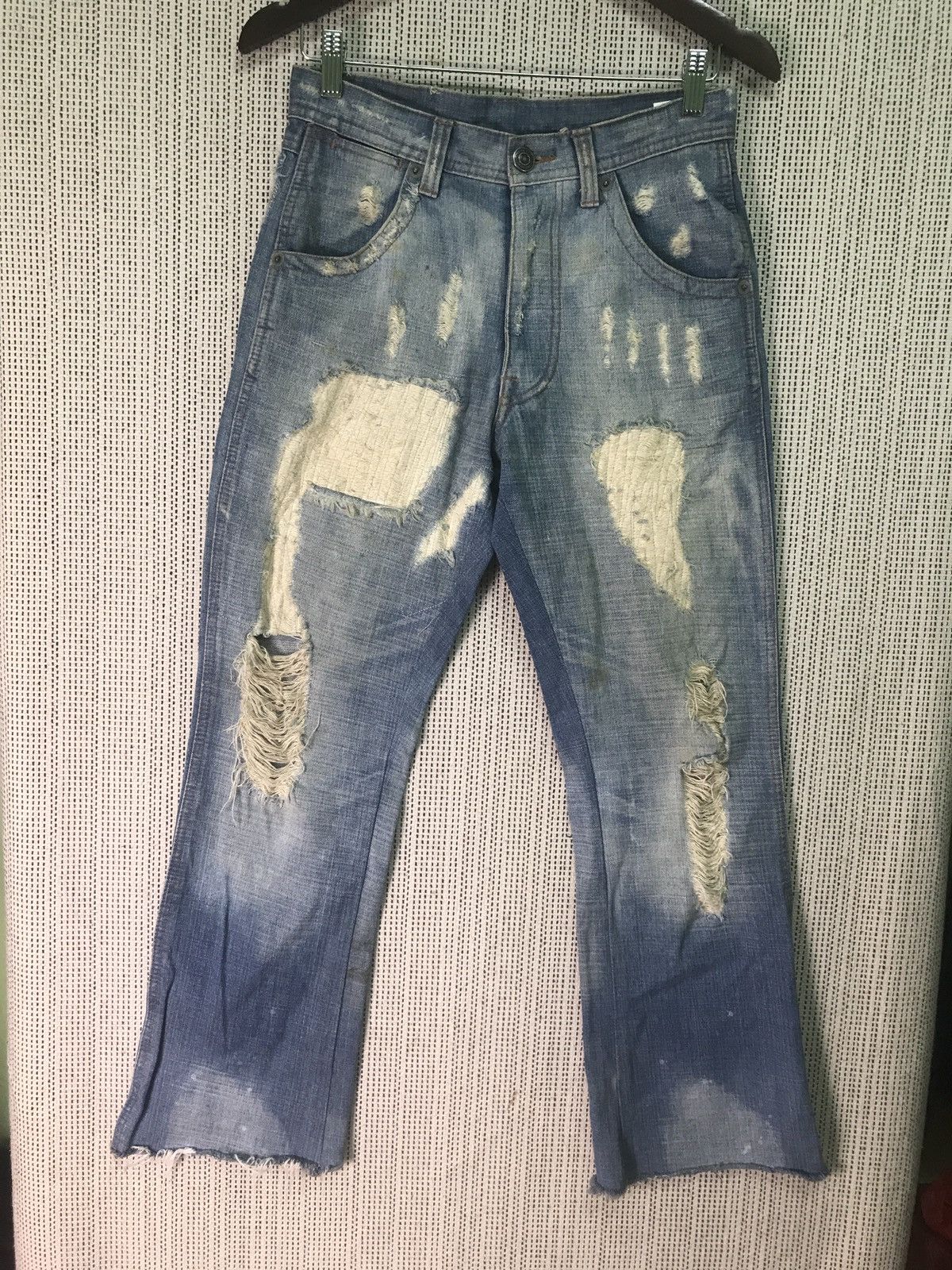 image of Distressed Denim Very Distressed Japanese Jeans in Blue, Men's (Size 29)
