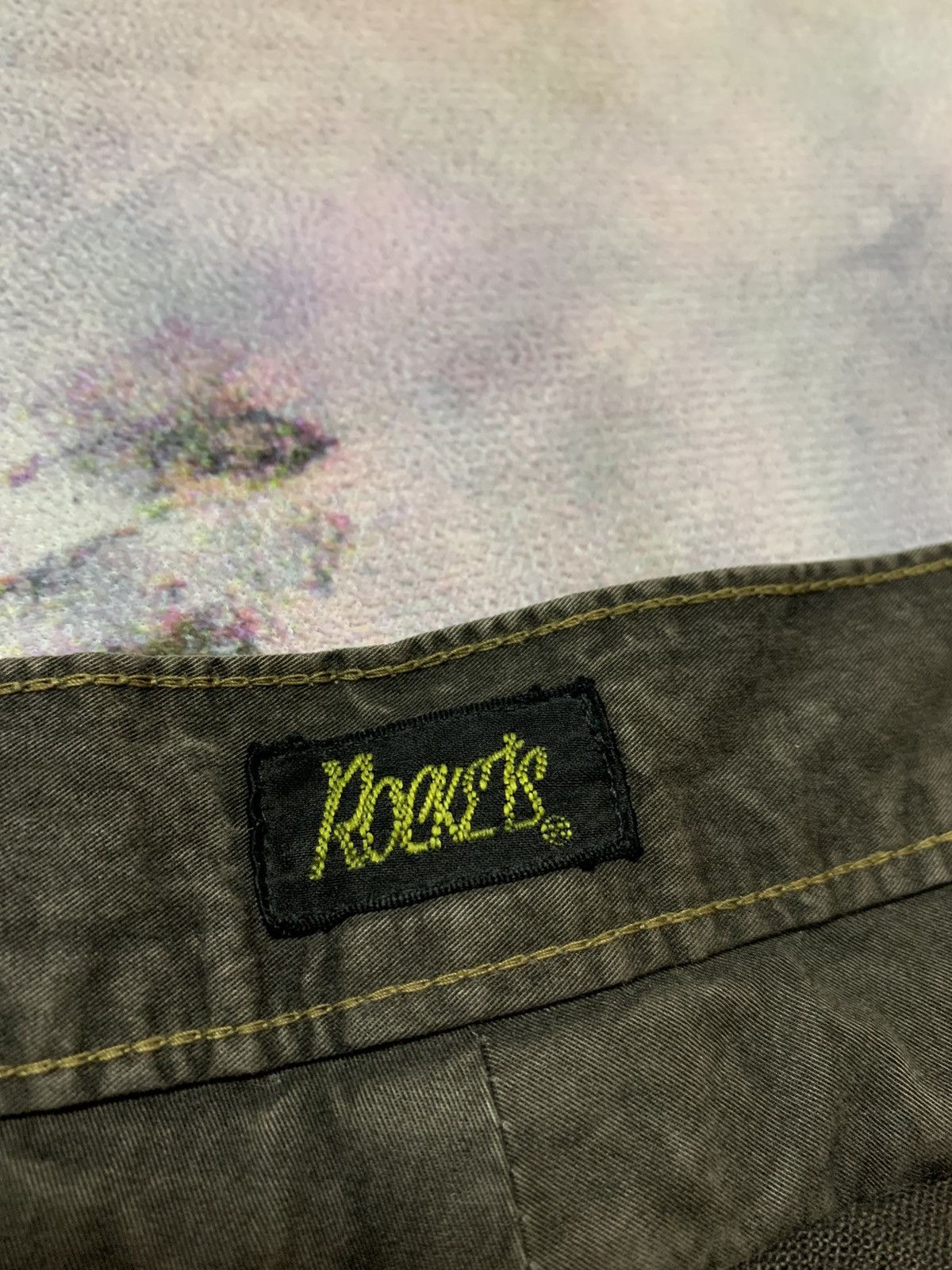 Double Waist Japanese Brand ROCKETS Front Pocket Denim