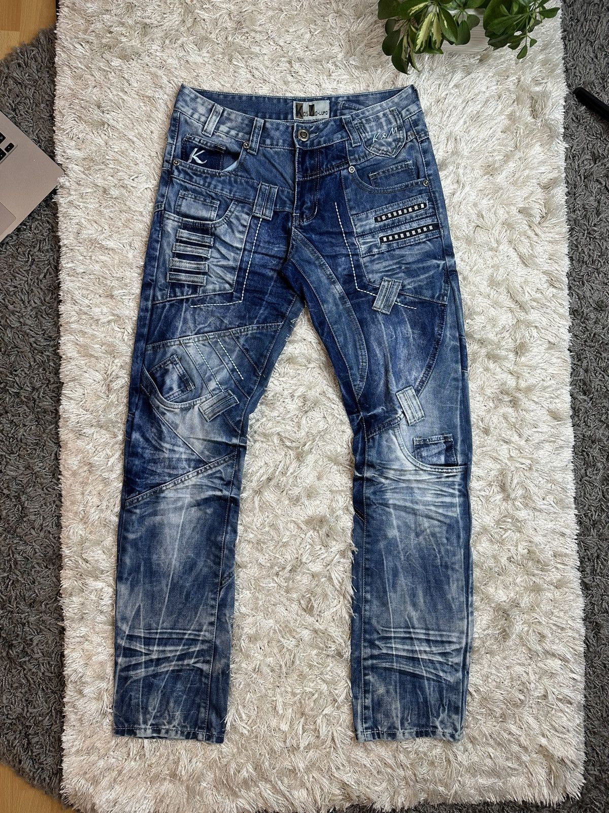 Denime Street Wear Vintage Jeans K&M Kosmo Lupo Size US 29 - 7 Thumbnail