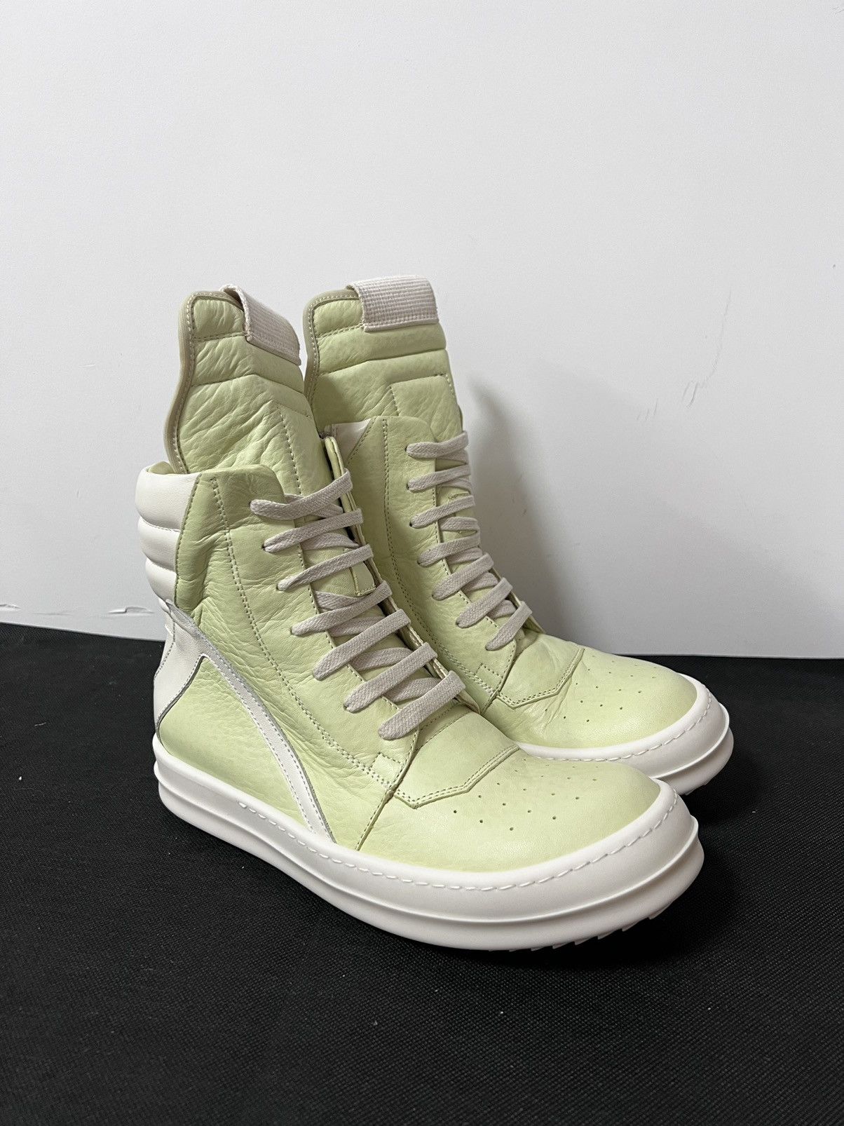 Rick Owens Rick owens fw18 lime geobasket sz37.5 Size US 7.5 / IT 37.5 - 5 Thumbnail