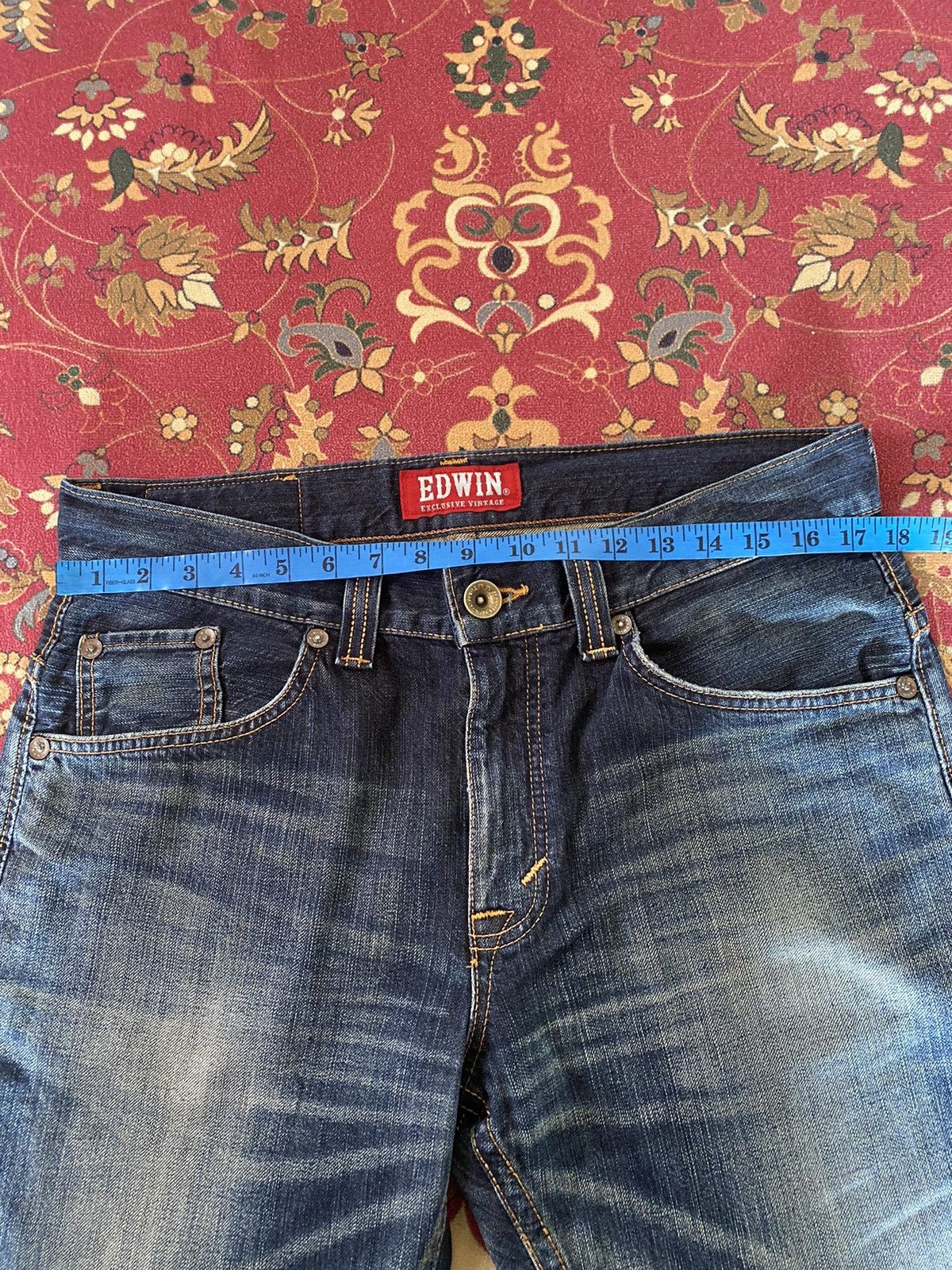 Edwin × Japanese Brand × Vintage Vintage Edwin Exclusive Vintage Distressed Denim 35 Size US 35 - 16 Thumbnail