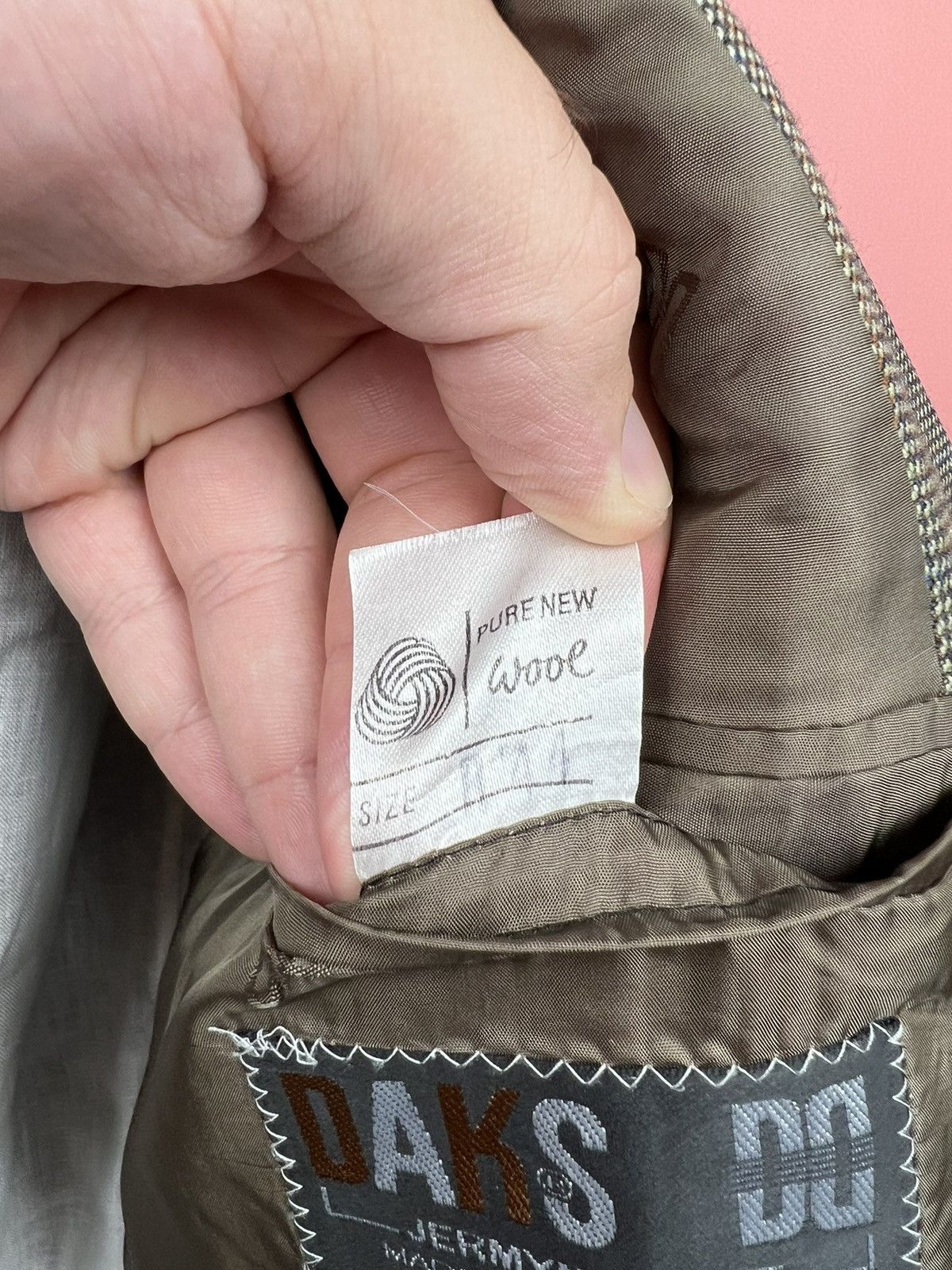 DAKS Daks wool suit classic hype sale blazer and pants Size 44R - 5 Thumbnail