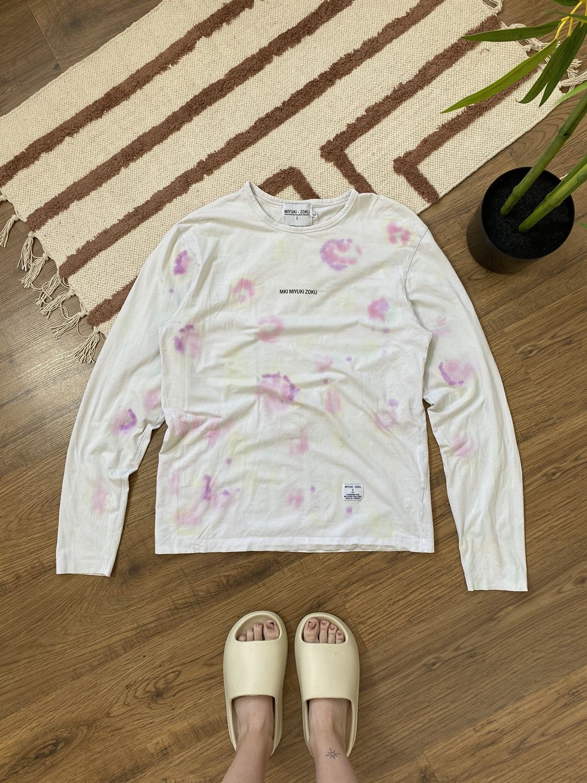 Japanese Brand MKI MIYUKI ZOKU TIE-DYE LONGSLEEVE Size US L / EU 52-54 / 3 - 1 Thumbnail