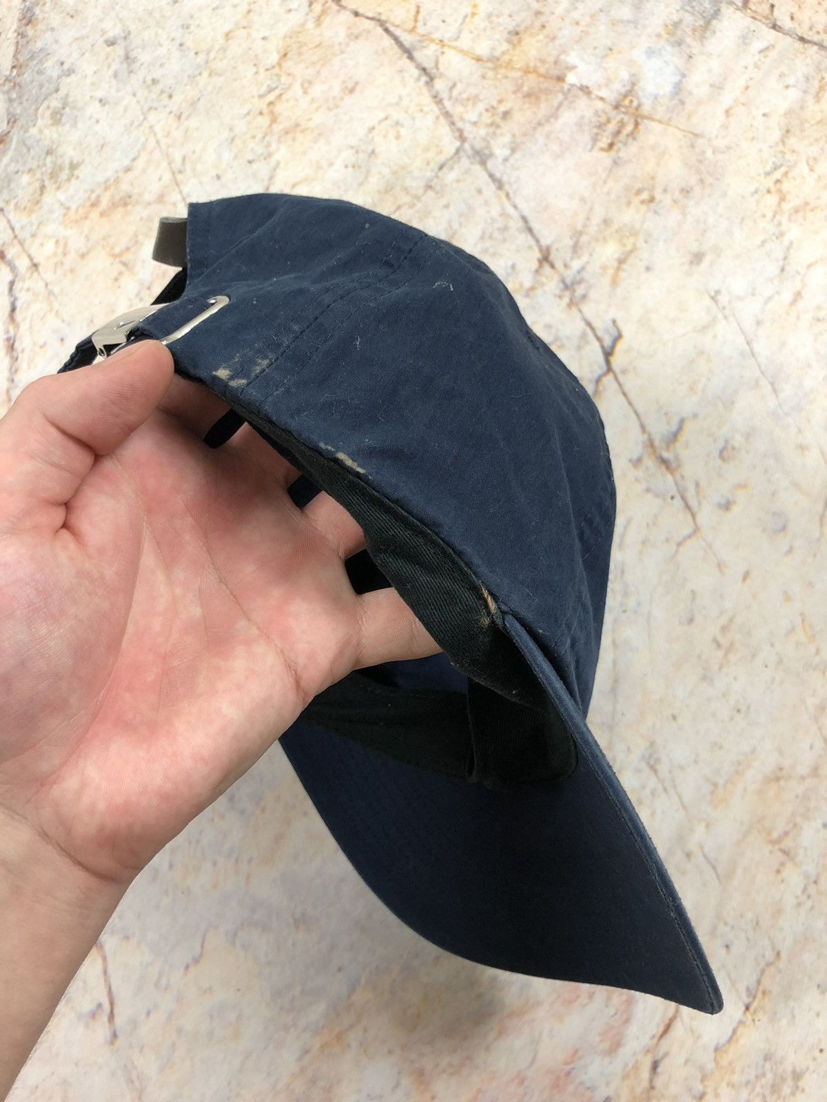 Nike × Vintage Nike vintage blue hat cap Size ONE SIZE - 5 Thumbnail