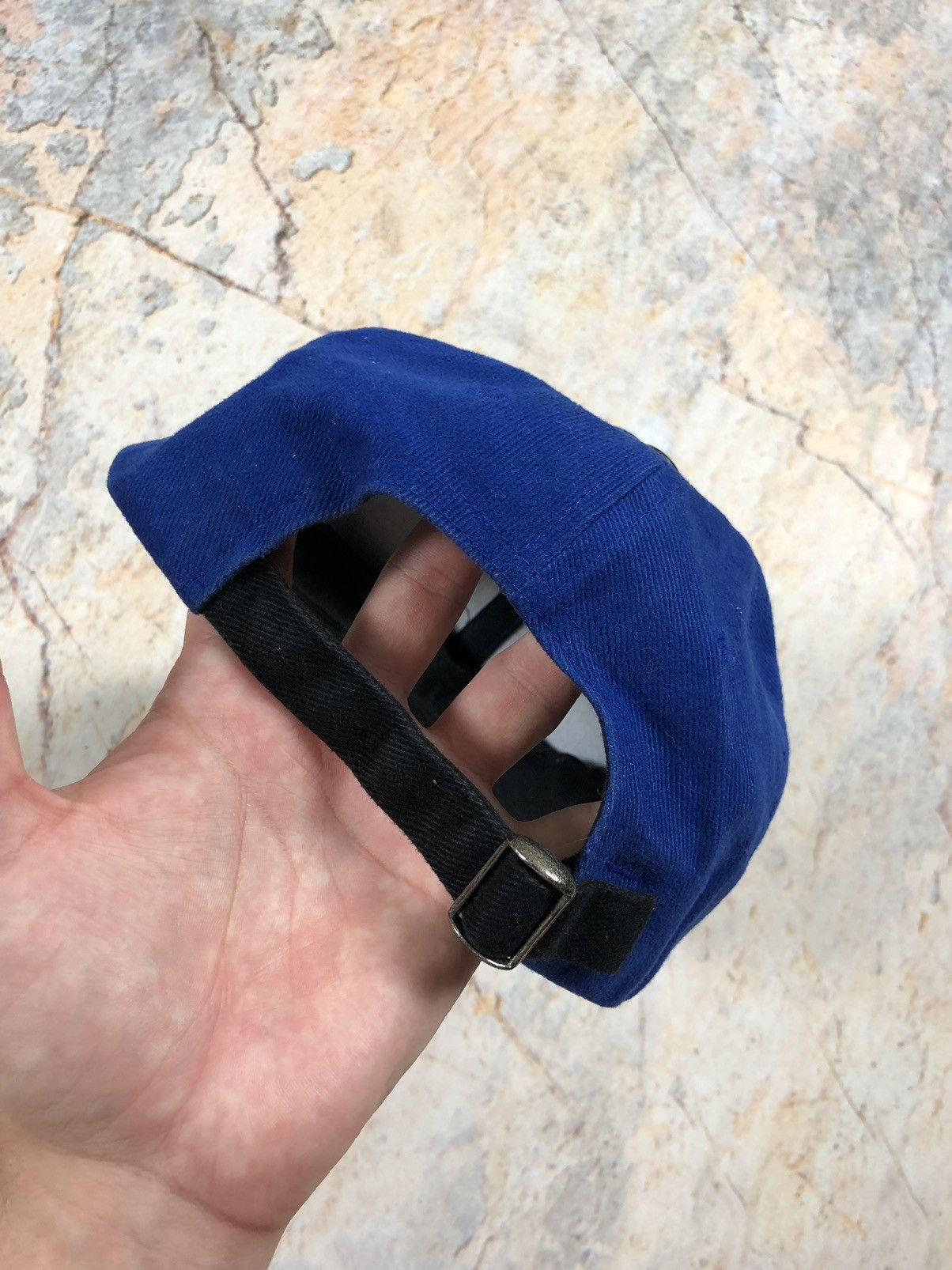 Nike × Vintage Nike vintage hat cap navy big logo rare Size ONE SIZE - 4 Thumbnail