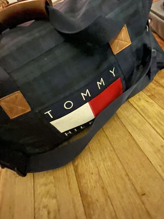 Vintage 90s Tommy Hilfiger Duffel Bag | Grailed