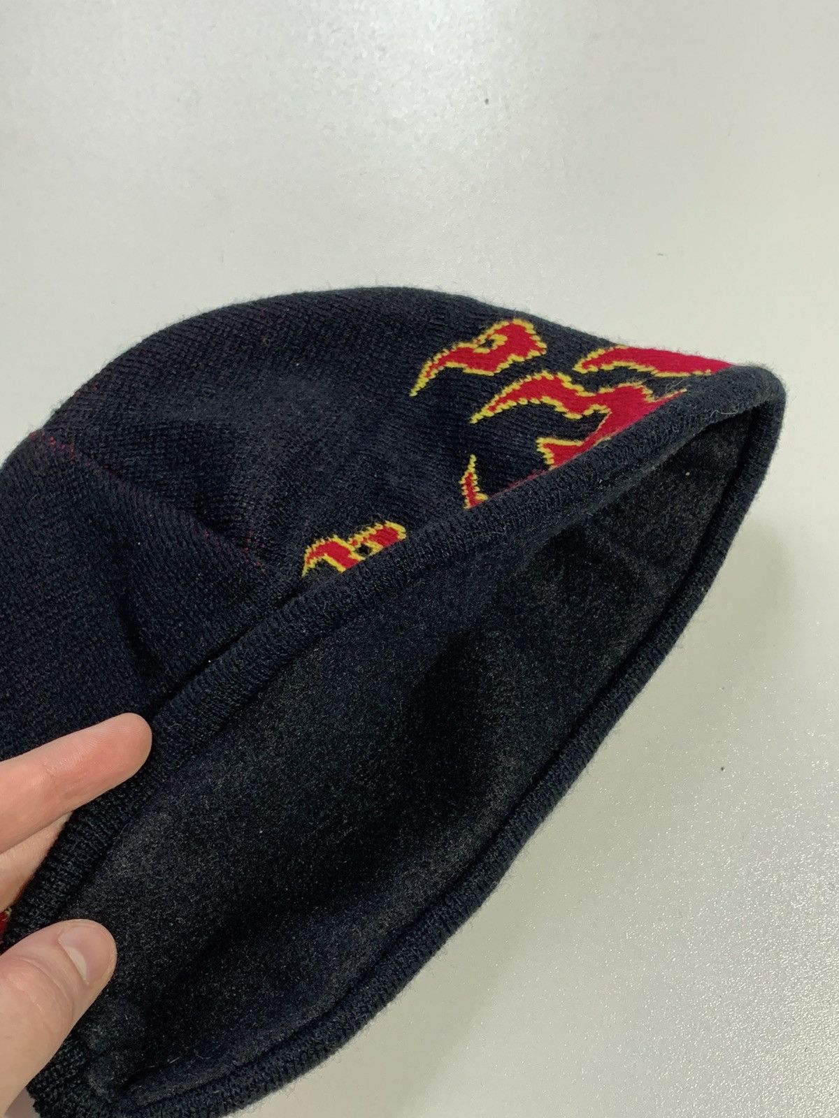 Other 🔥 Y2k FLAME BEANIE CRAZY HOT TOPIC STYLE SKATER VIBES Size ONE SIZE - 3 Thumbnail