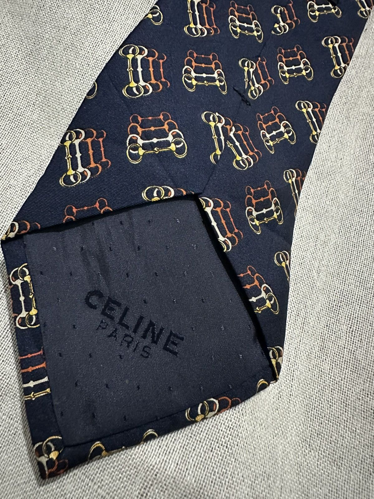 Celine Vintage Celine Paris Tie Size ONE SIZE - 5 Thumbnail