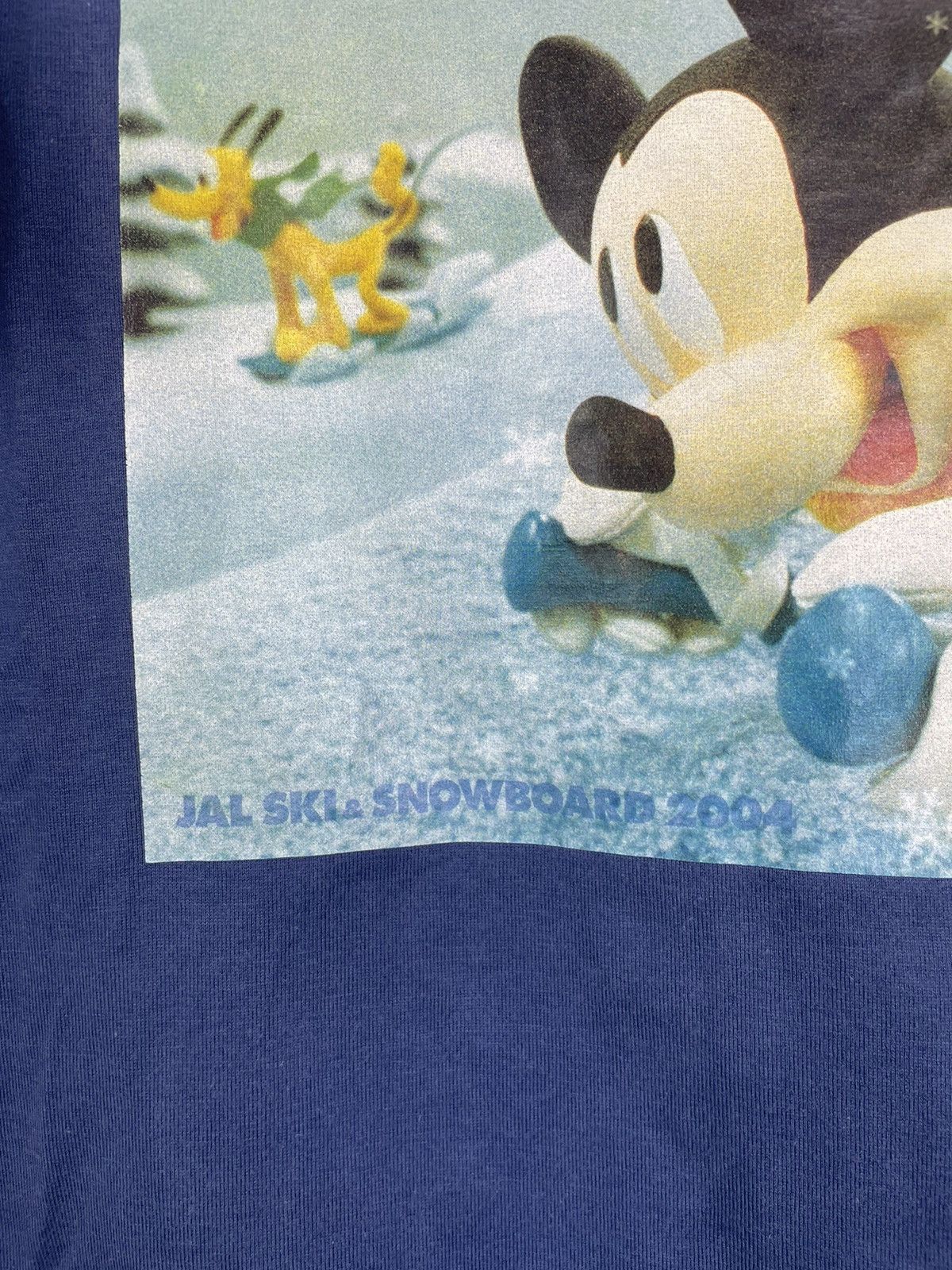 Japanese Brand × Mickey Mouse × Vintage 2004 JAL Ski Snowboard x Disney Mickey Promo Tee Size US M / EU 48-50 / 2 - 7 Thumbnail