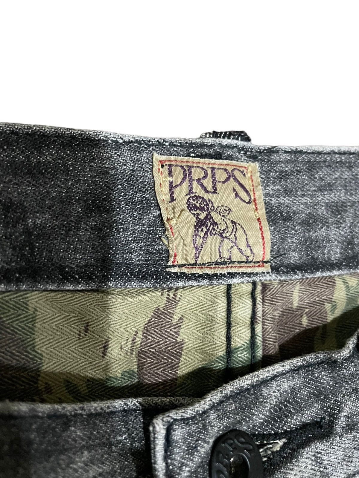 Prps Prps Destroyed Custom Distress Rock Altered Waist Jeans Size US 34 / EU 50 - 9 Thumbnail