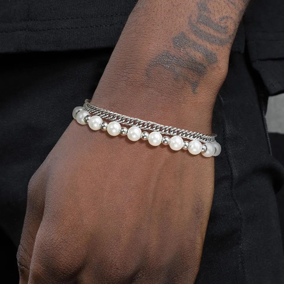 Jewelry Simulated Pearl Beads Bracelets Size ONE SIZE - 3 Thumbnail