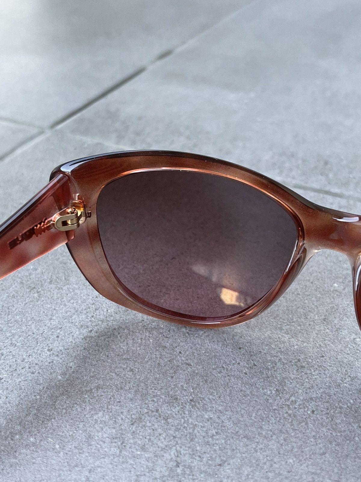 Vogue Vogue VO 2726-S 1950/14 Marble Peach Cat Eyes Sunglasses Size ONE SIZE - 9 Thumbnail