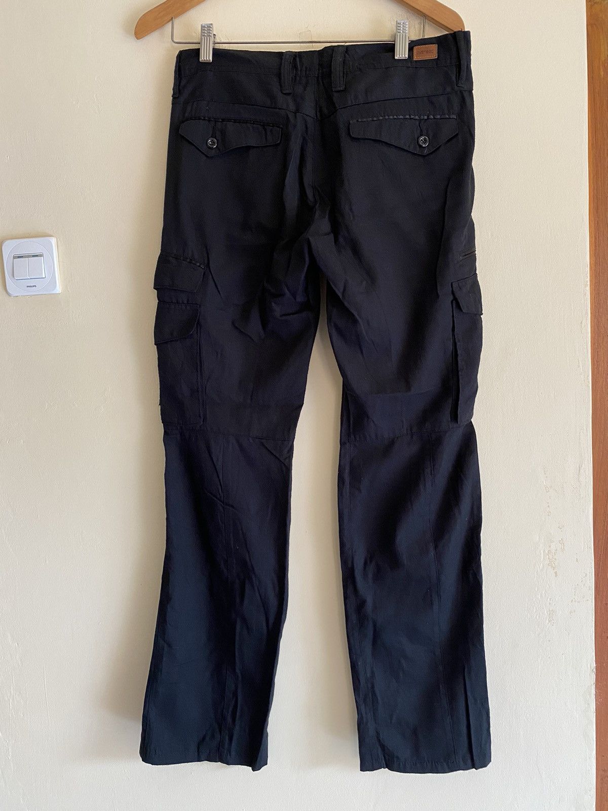 Nicole Club 🔥🔥 Rare Design Tactical Multi Pocket Black Cargo Army Size US 32 / EU 48 - 4 Thumbnail