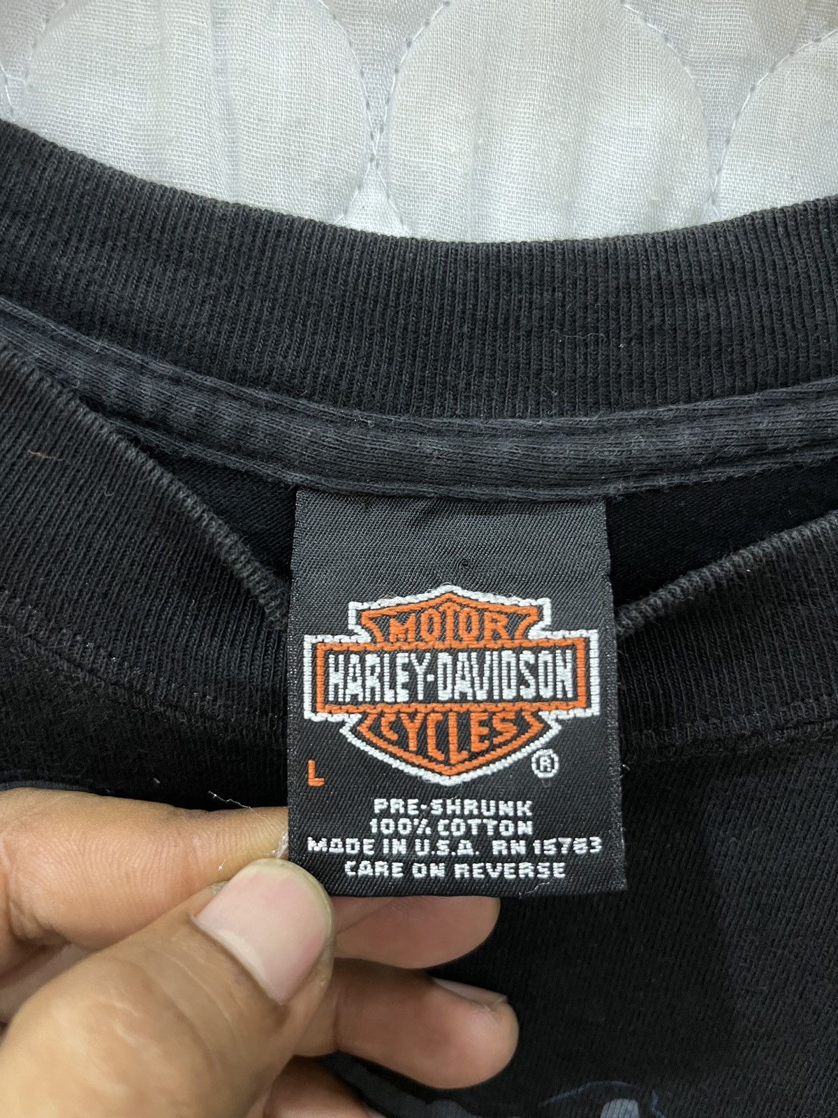 Harley Davidson × Vintage (Qqqq). VINTAGE HARLEY DAVIDSON CUSTOM CROP T SHIRTS Size L / US 10 / IT 46 - 8 Thumbnail