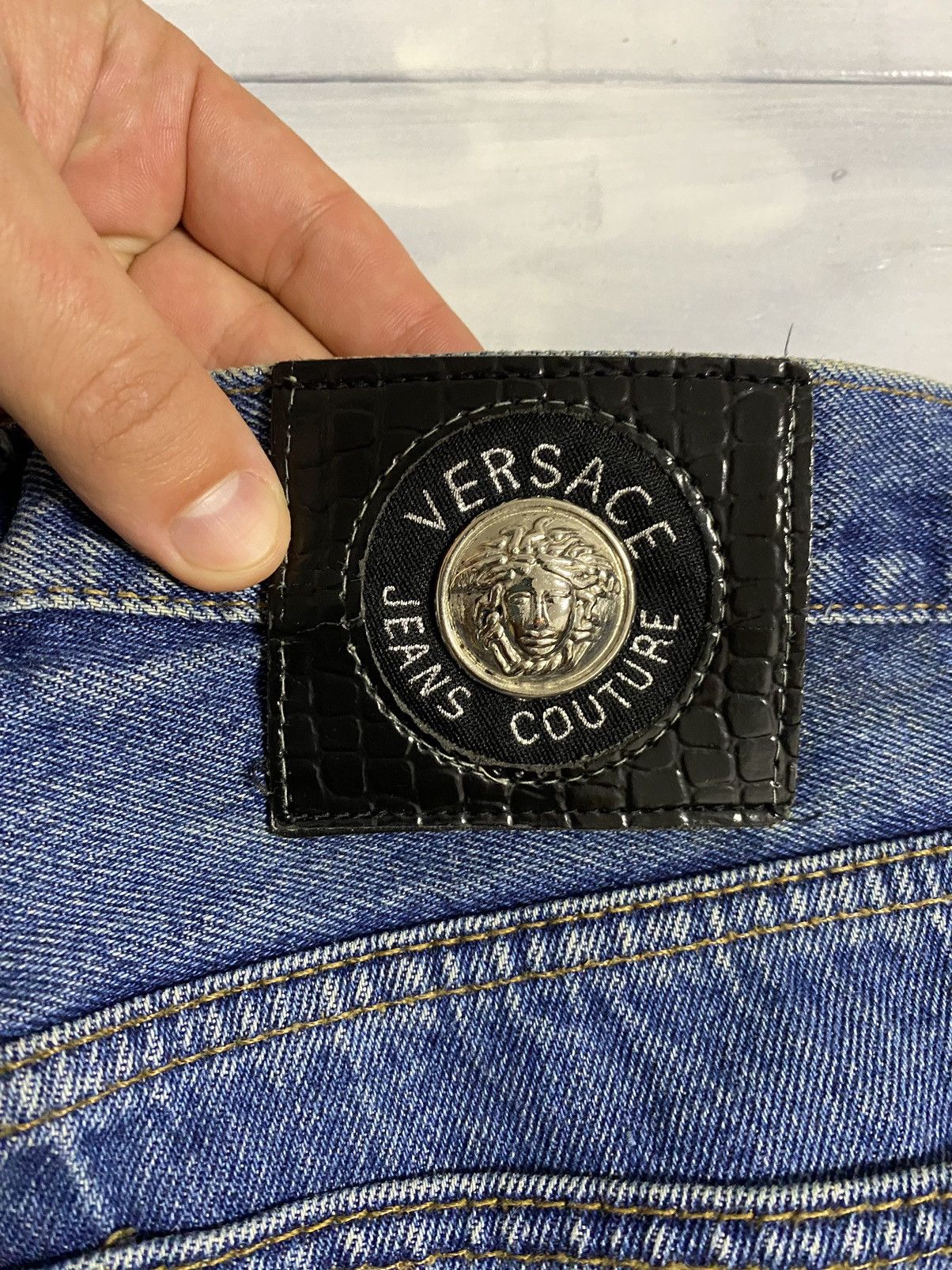 Versace Jeans Couture Rare Vintage Luxury Jeans Versace Jeans Couture. Size US 30 / EU 46 - 3 Thumbnail