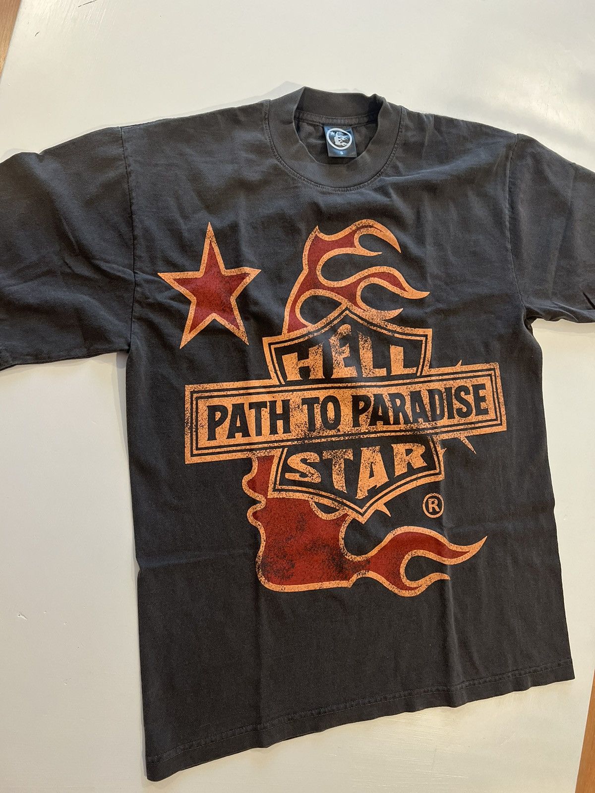 Lot De 2 T-shirts Homme Hellstar Taille S - Neufs Avec étiquettes, Motif Graphique, Coton