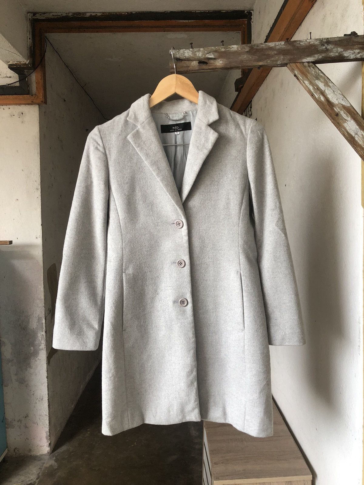 Yohji Yamamoto Fire🔥 Ined by Yohji Yamamoto Cashmere Long Coat Size M / US 6-8 / IT 42-44 - 1 Thumbnail
