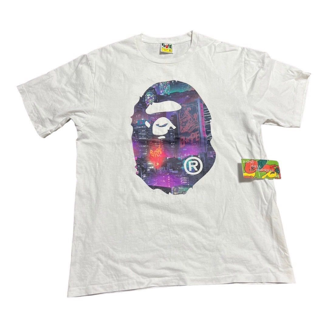 Bape BAPE neon tokyo T-shirt White Size US XL / EU 56 / 4 - 1 Thumbnail