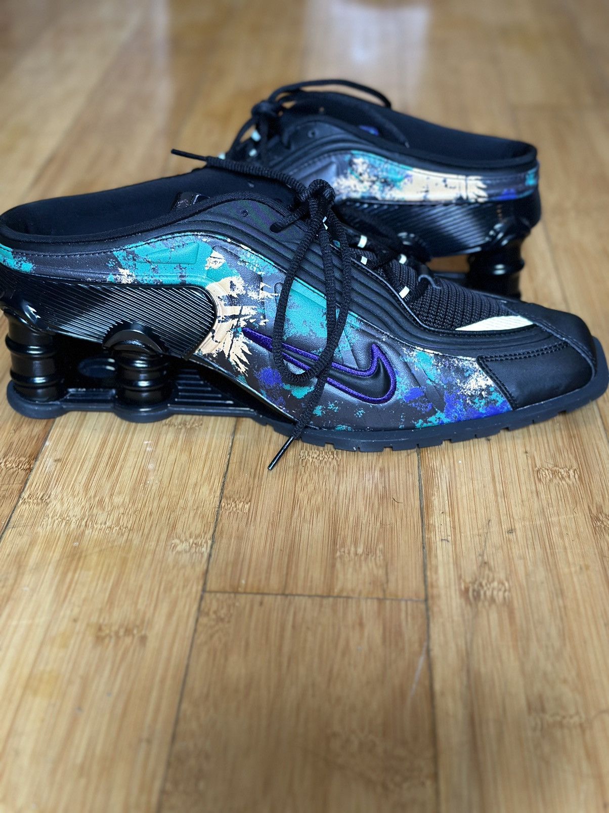 Martine Rose Martine Rose Nike Shox MR4 Black/Eggplant-Metallic 