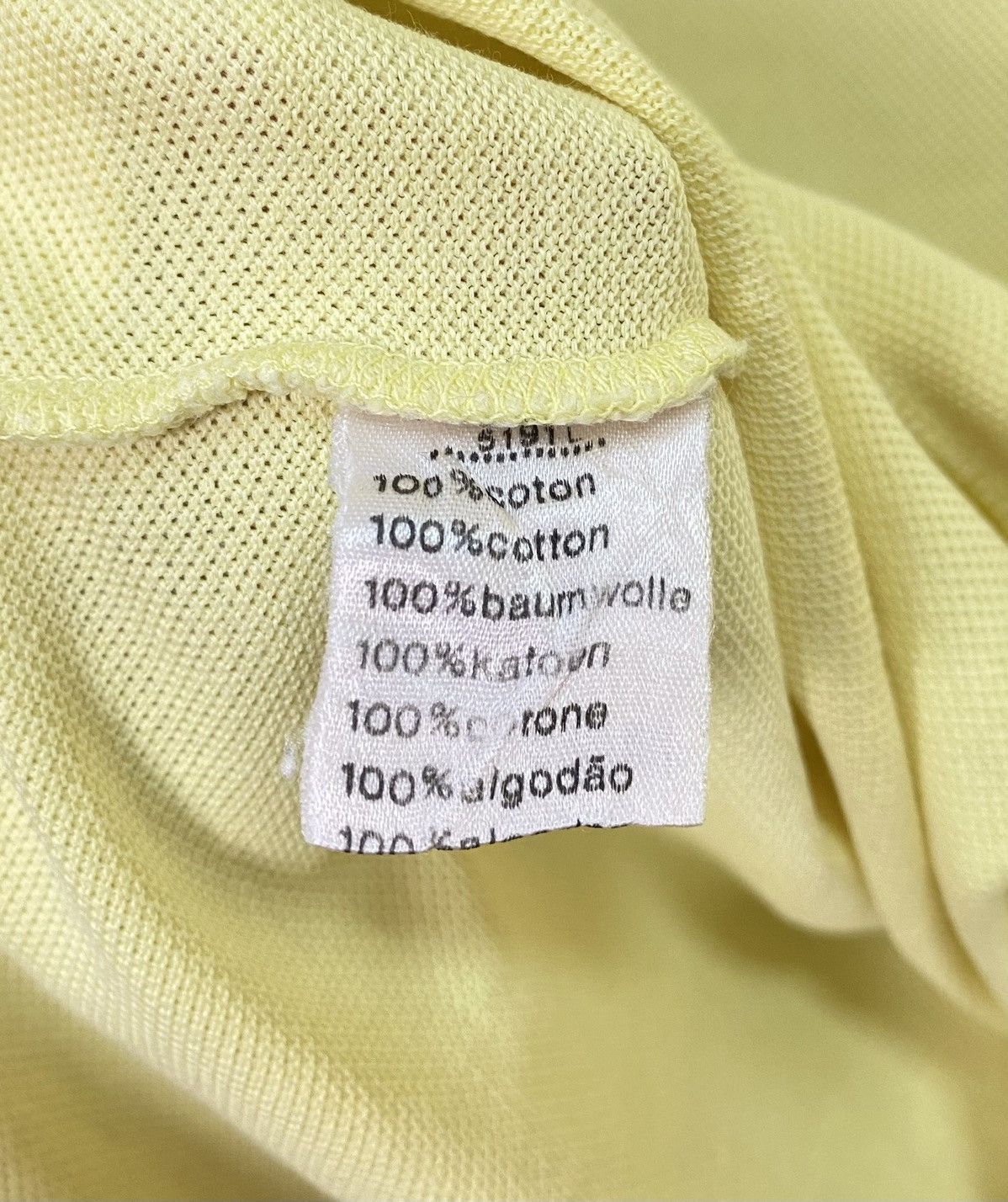 Lacoste Vintage Lacoste Chemise Polo Shirt Size XXL Yellow Top Logo Size US XXL / EU 58 / 5 - 5 Thumbnail