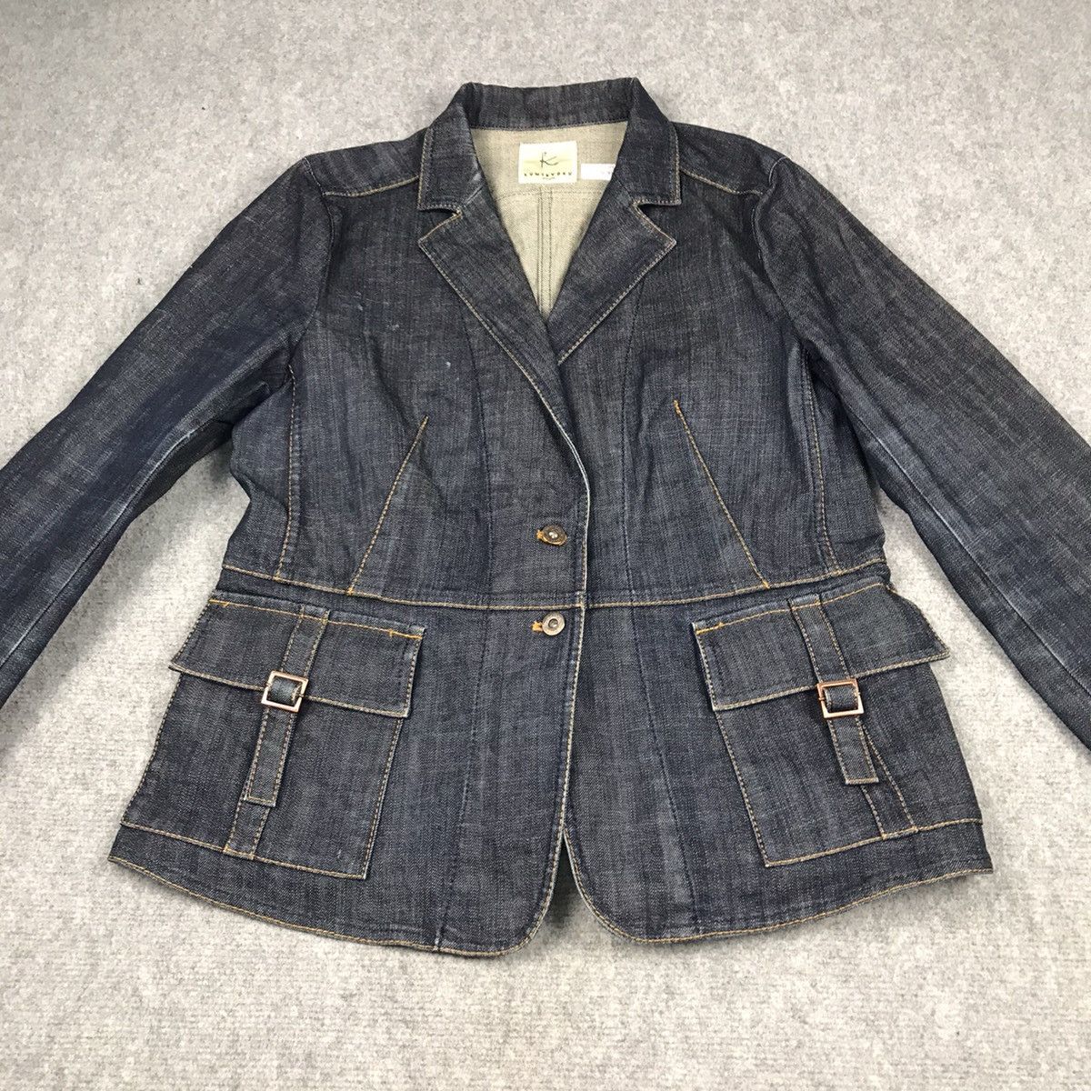 Japanese Brand KOMIKYOKU DENIM JACKET Size M / US 6-8 / IT 42-44 - 7 Thumbnail
