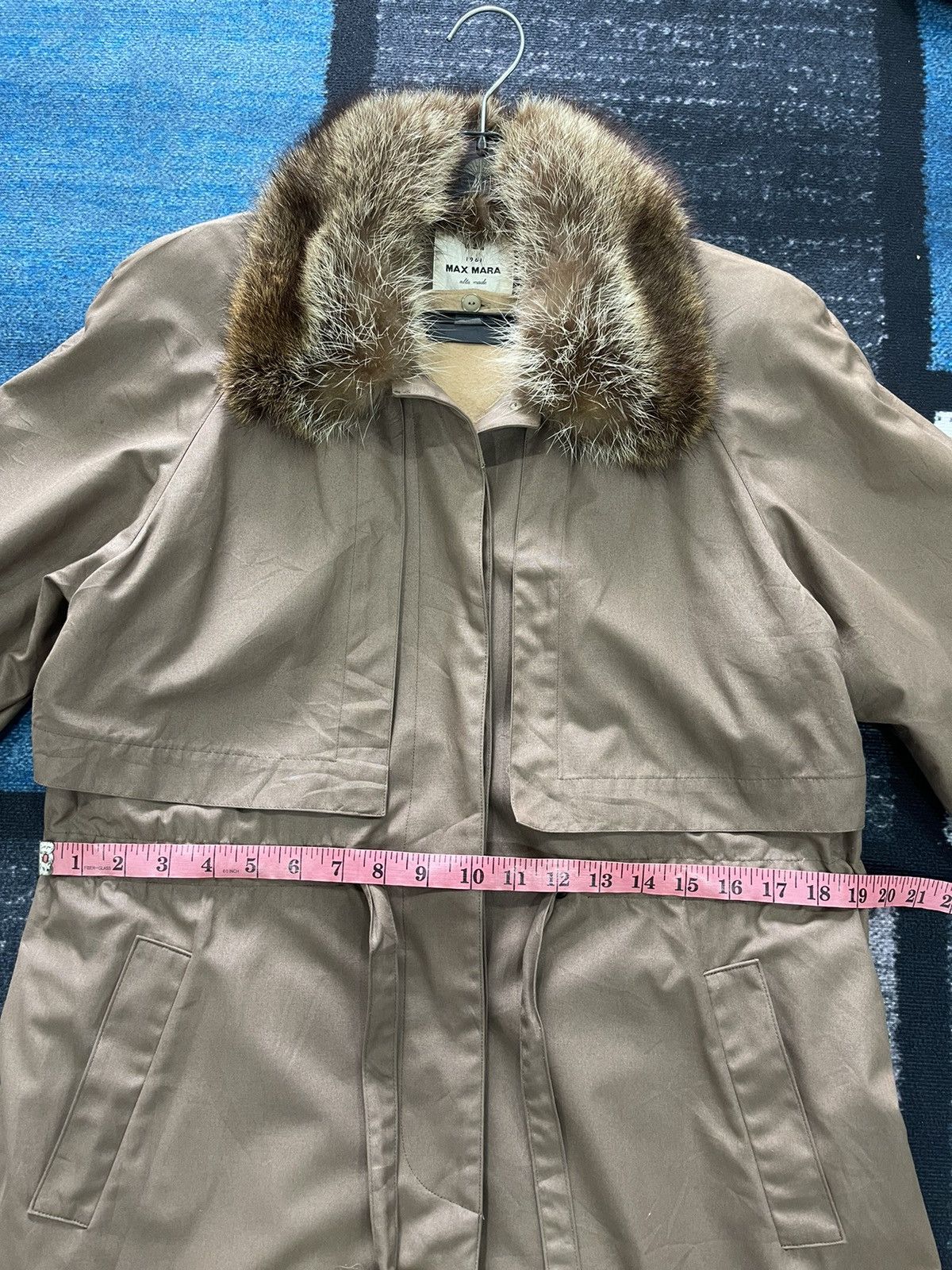 Japanese Brand × Max Mara VINTAGE MAX MARA FAUX FUR COLLAR OVER JACKET Size L / US 10 / IT 46 - 18 Thumbnail