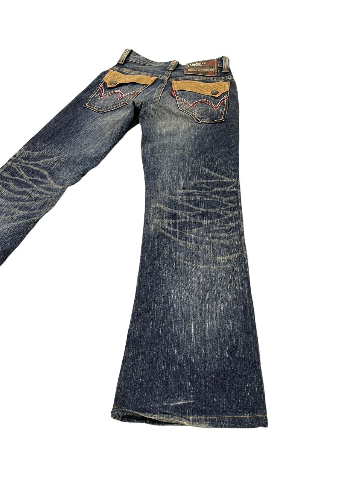 Edwin Flare Jeans Edwin Japan Distress Faded Boot Cut 6🟦0 Size US 28 / EU 44 - 13 Thumbnail