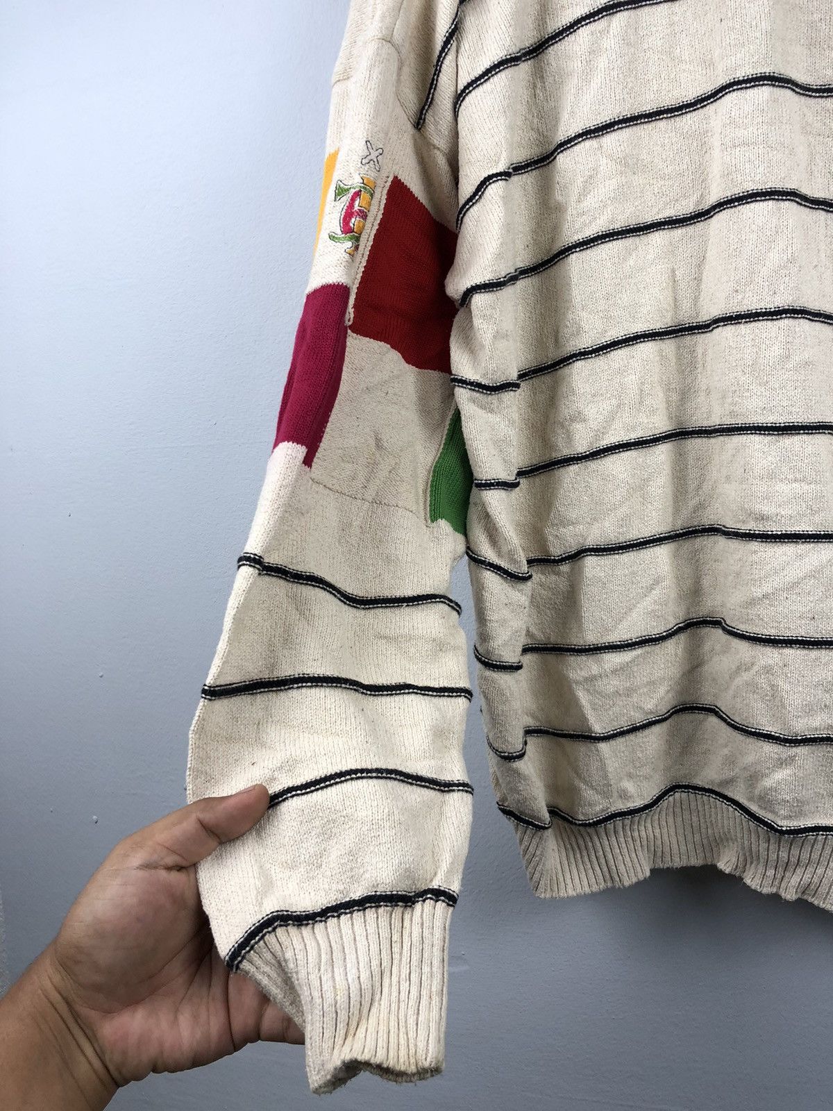 Iceberg × Other Iceberg Knitwear Multi Colour Patchwork Size L / US 10 / IT 46 - 11 Thumbnail