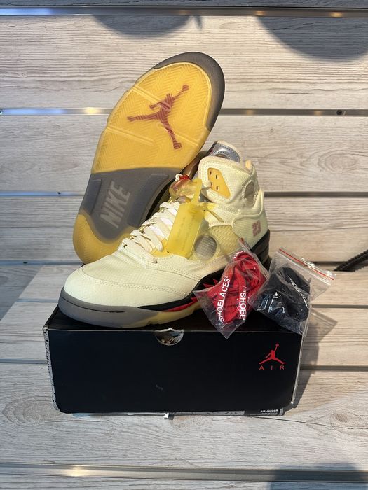 Air Jordan 5 Retro Off-White Sail