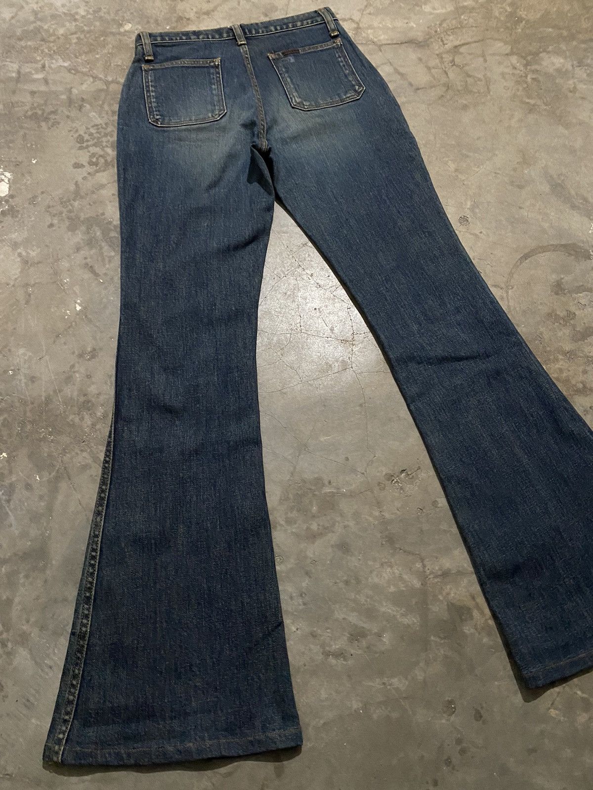 Hysteric Glamour × If Six Was Nine × Le Grande Bleu (L.G.B.) Flare Jeans Edwin Brappers Mud Rusty Grunge Jeans Size US 26 / EU 42 - 5 Thumbnail