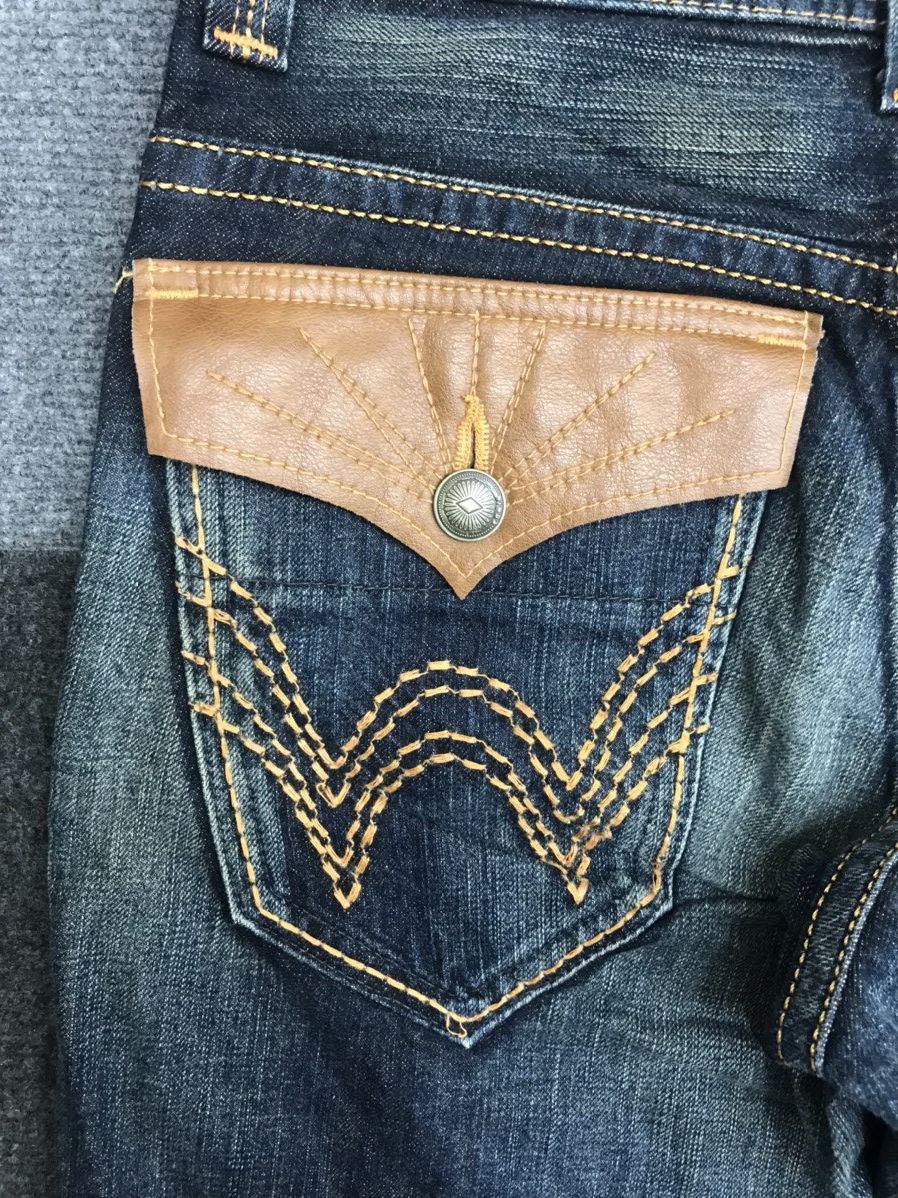 Edwin 💥FLARE💥EDWIN Westerner Blue Wash Flare Jeans Size US 29 - 13 Thumbnail