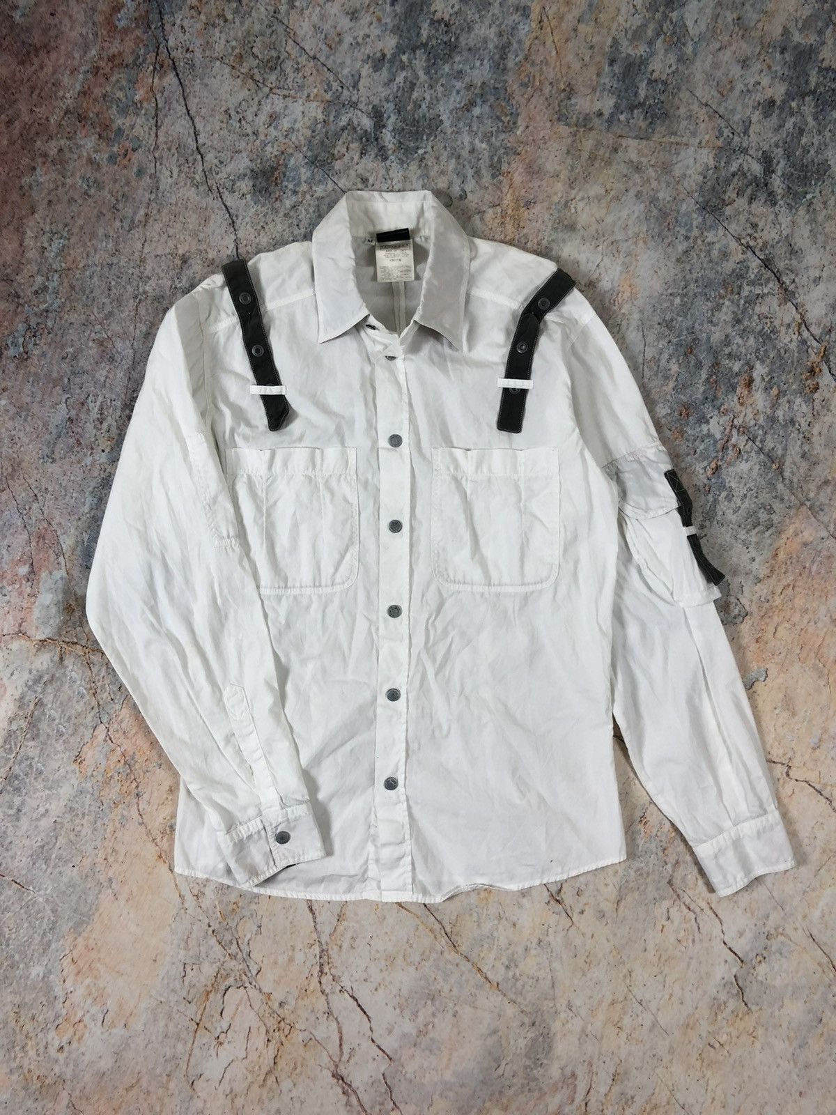 Dolce & Gabbana × Vintage Dolce gabbana rare vintage bondage belt shirt Size US XL / EU 56 / 4 - 1 Thumbnail