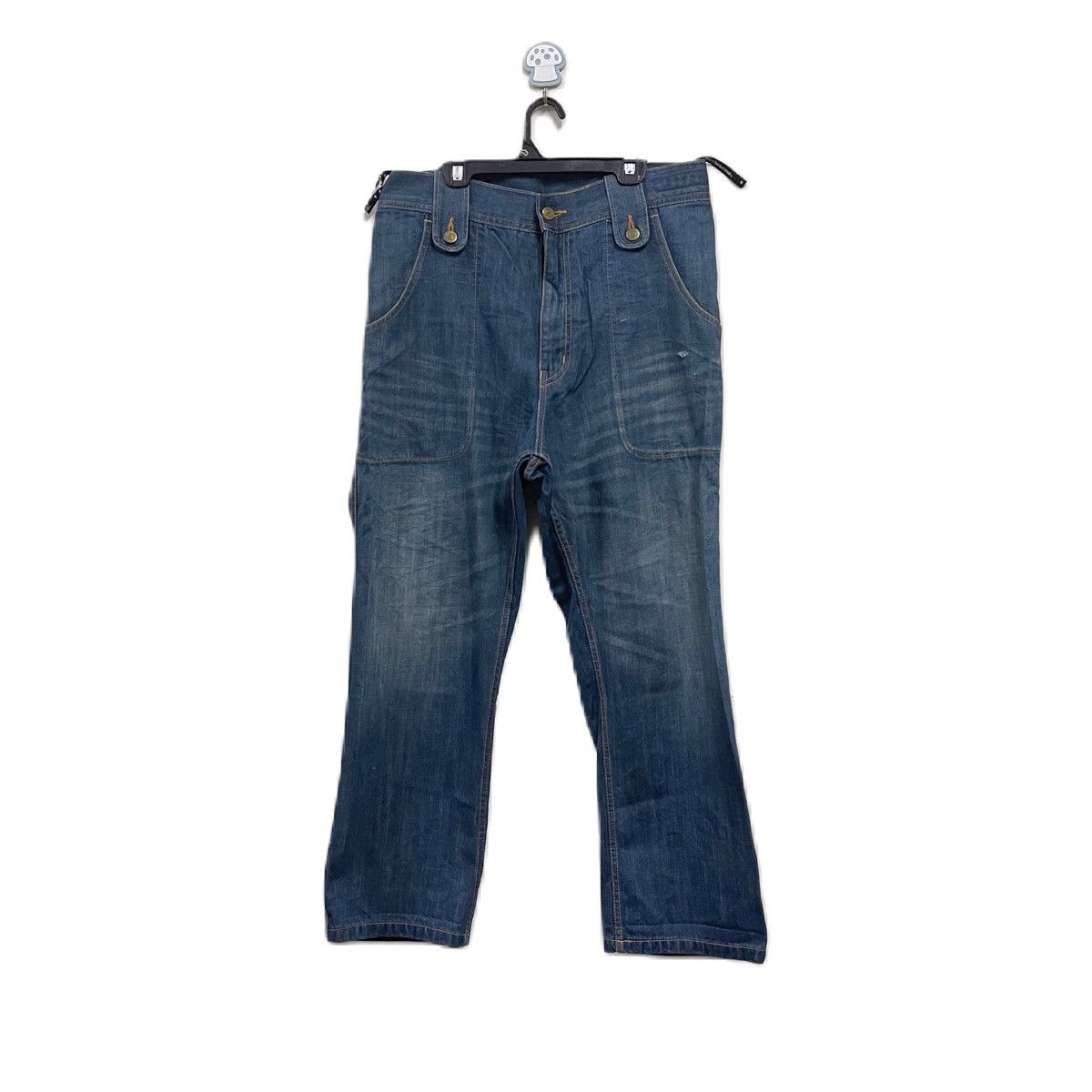 Issey Miyake Mercibeaucoup style denim jeans Size US 33 - 2 Thumbnail