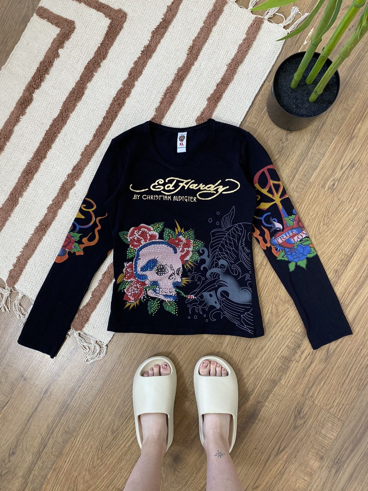 Ed Hardy ED HARDY PEACE ALL PRINTED LONGSLEEVE Size XL / US 12-14 / IT 48-50 - 1 Thumbnail