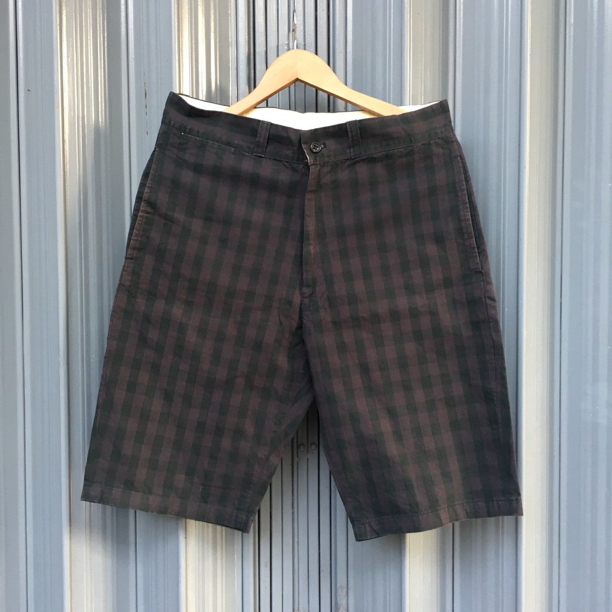 Vintage Good Enough Short Pants Plaid 90s