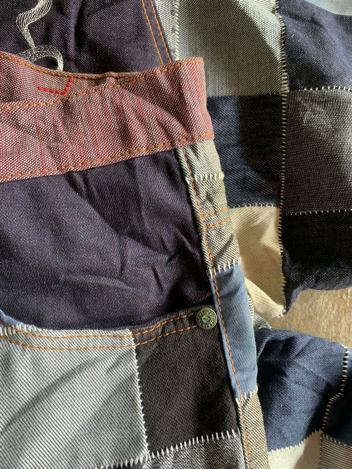 Beauty Beast × Japanese Brand Rare🔥joneaa patchwork jeans Size US 32 / EU 48 - 5 Thumbnail