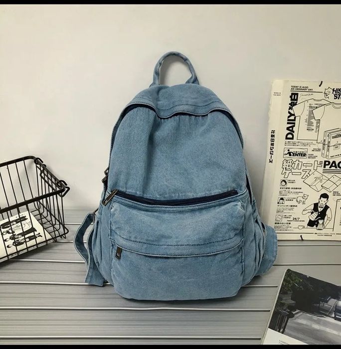 Backpack Denim Backpack Grailed