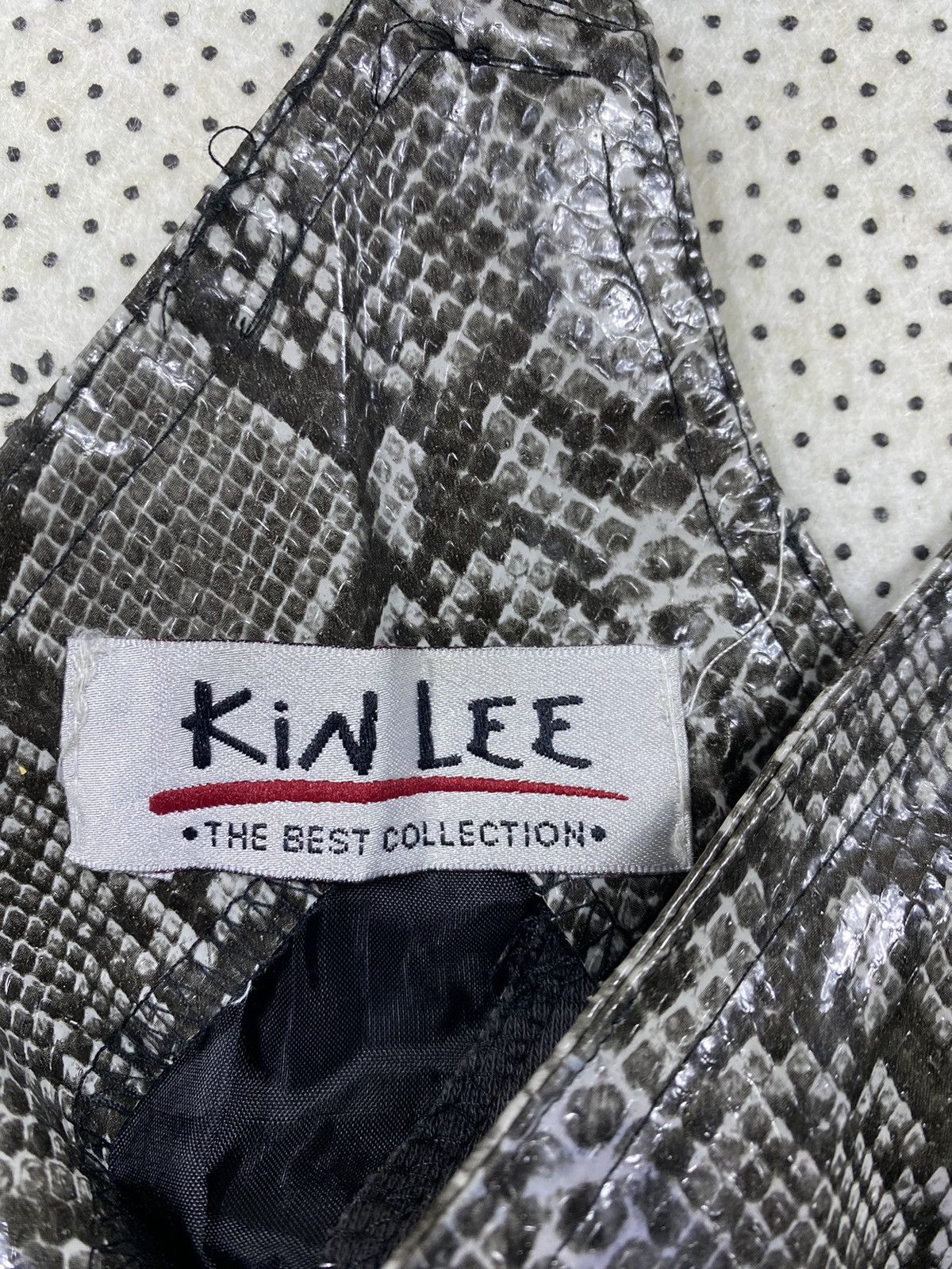 Leather Faux Snake Skin Midi Dress By Kin Lee Size S / US 4 / IT 40 - 8 Thumbnail