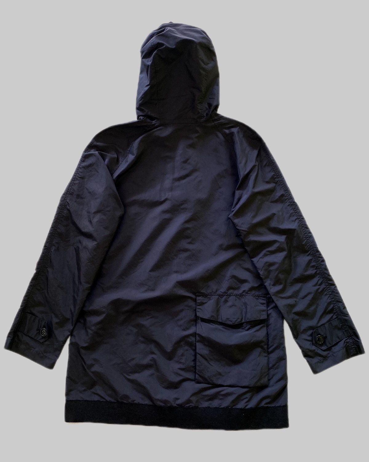Issey Miyake I.S SunaoKuwahara Nylon Long Rain Coat Size US M / EU 48-50 / 2 - 10 Thumbnail