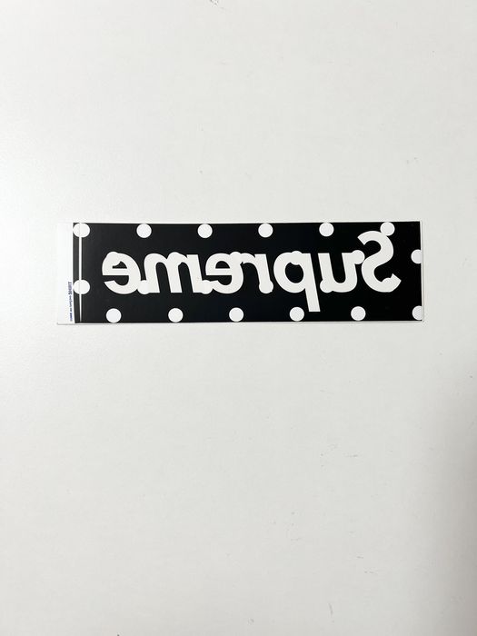 Supreme cdg clearance sticker