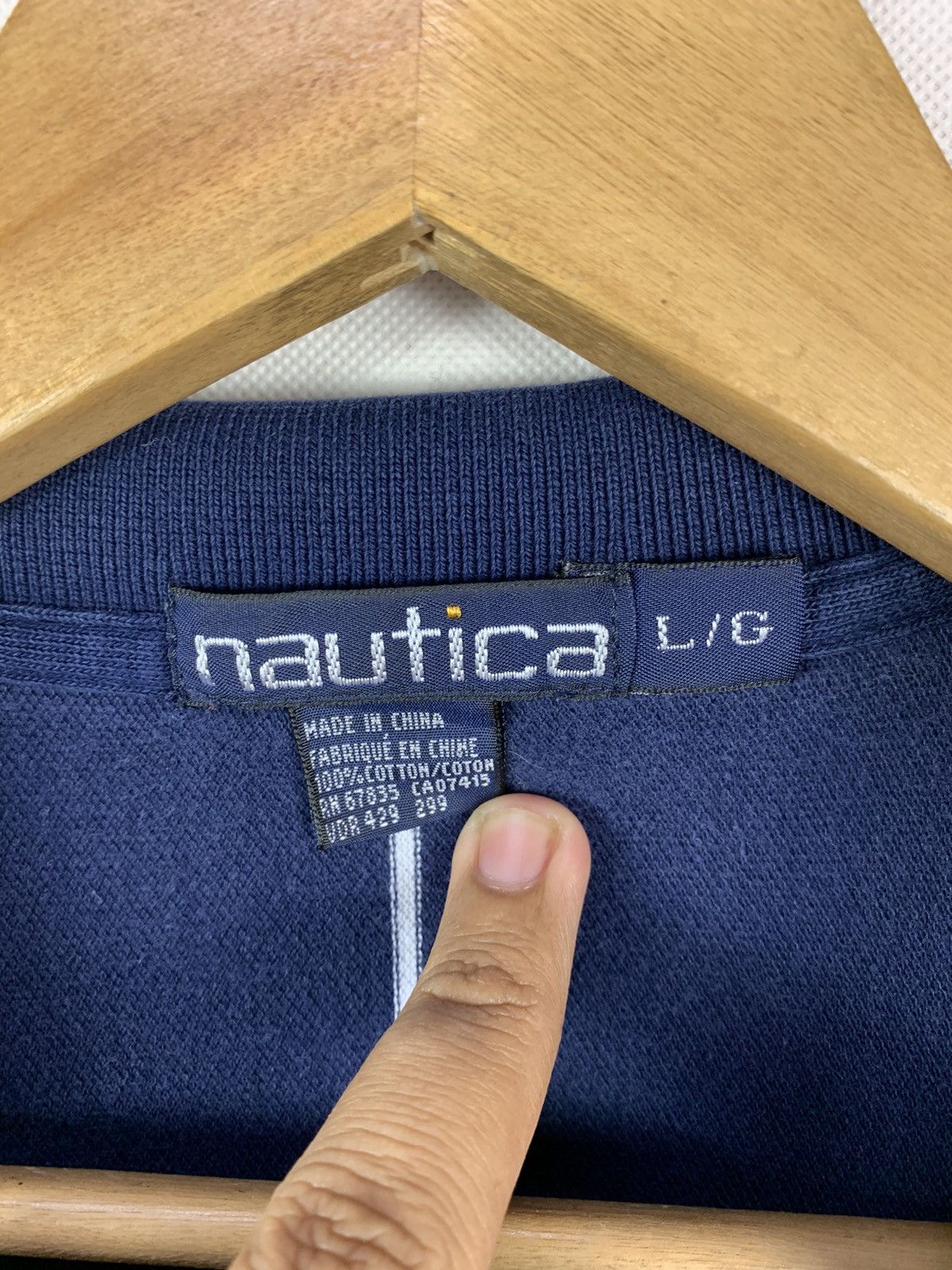 Nautica Steals! Nautica Stripes Polo Tee Size US L / EU 52-54 / 3 - 6 Thumbnail