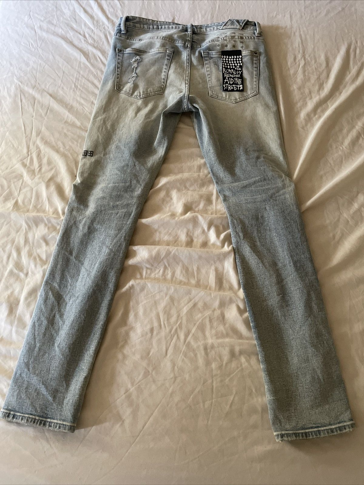 Ksubi Ksubi Chitch Punk Blue Thrashed Size 31 Size US 31 - 2 Thumbnail