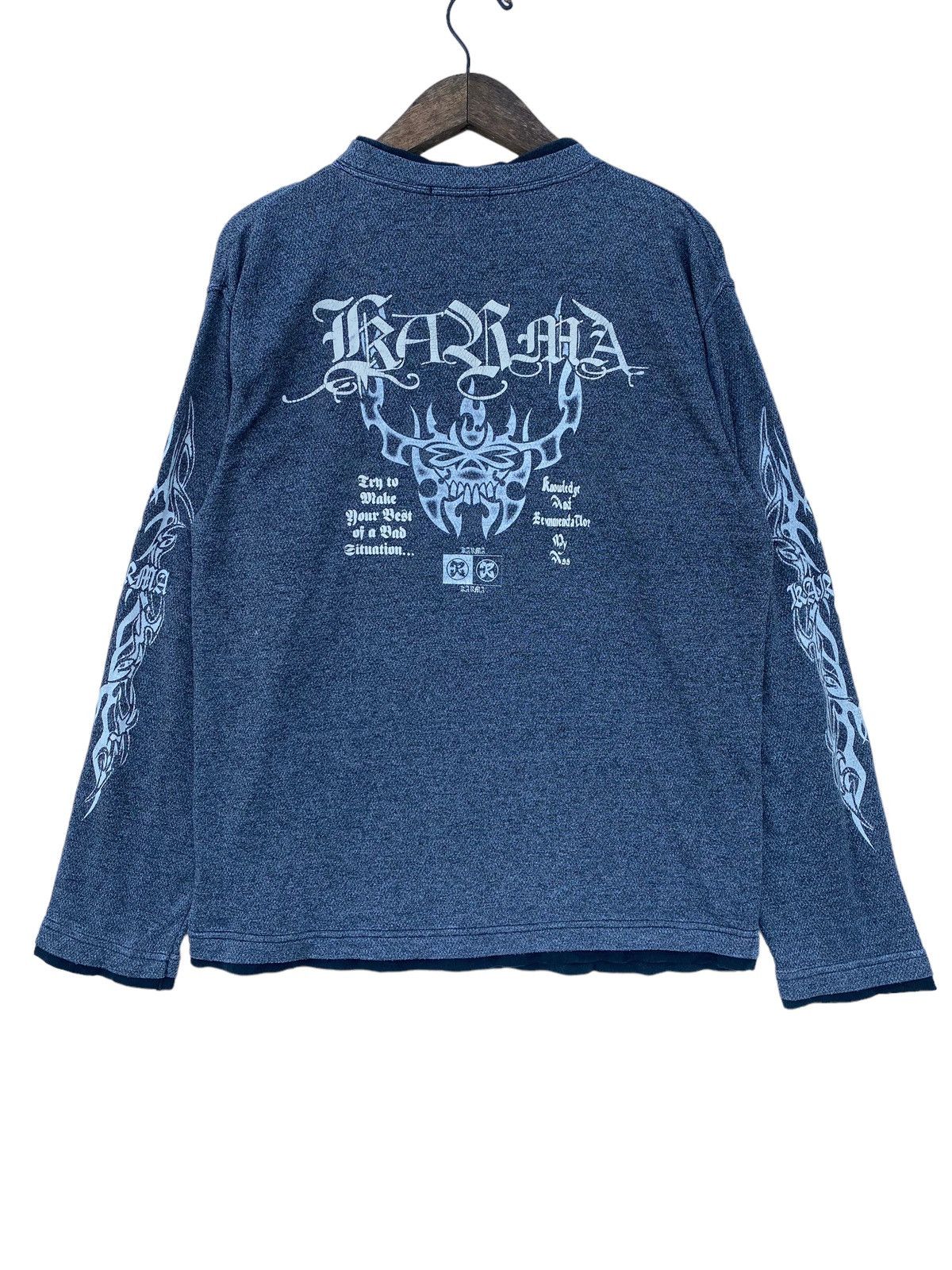 Japanese Brand × Seditionaries Karma Mantra Long Sleeves Shirt Size US L / EU 52-54 / 3 - 1 Thumbnail