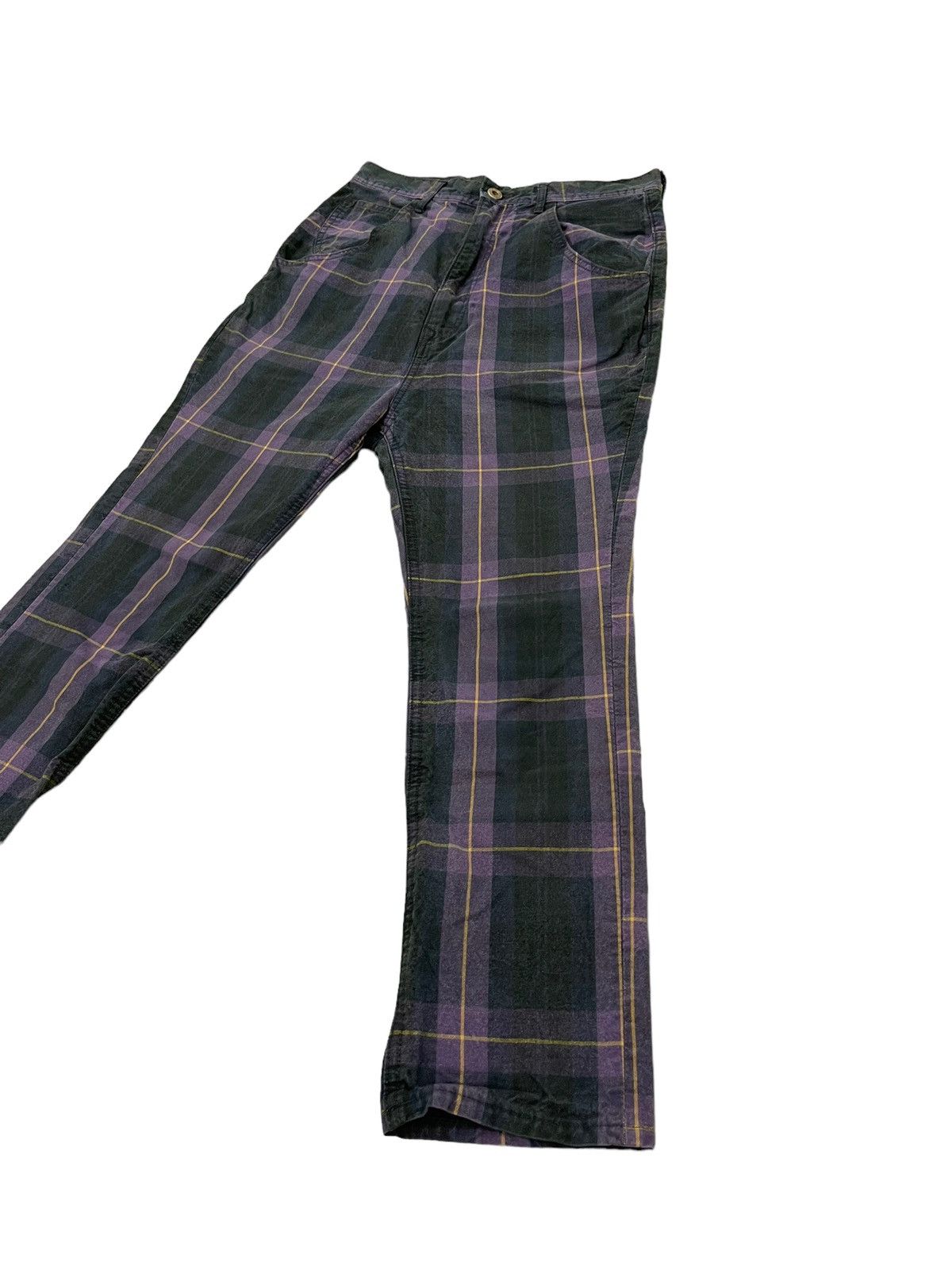 Japanese Brand Drop Croth Kapital Check Pant Slim 5🟦8 Size US 28 / EU 44 - 11 Thumbnail