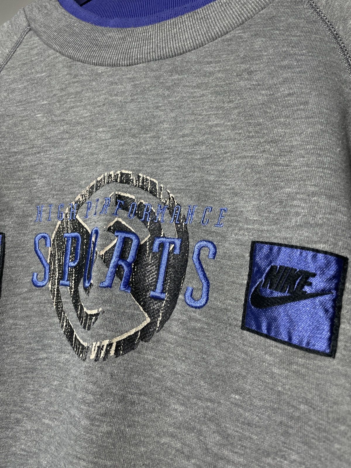 Nike × Vintage VTG 90s Nike High Performance Sports Y2K RARE Sweatshirt Size US M / EU 48-50 / 2 - 6 Thumbnail